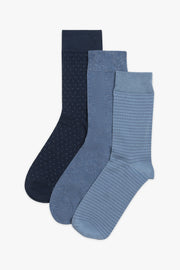 Lot de 3 paires de chaussettes en bambou - Femme && COULEUR 3