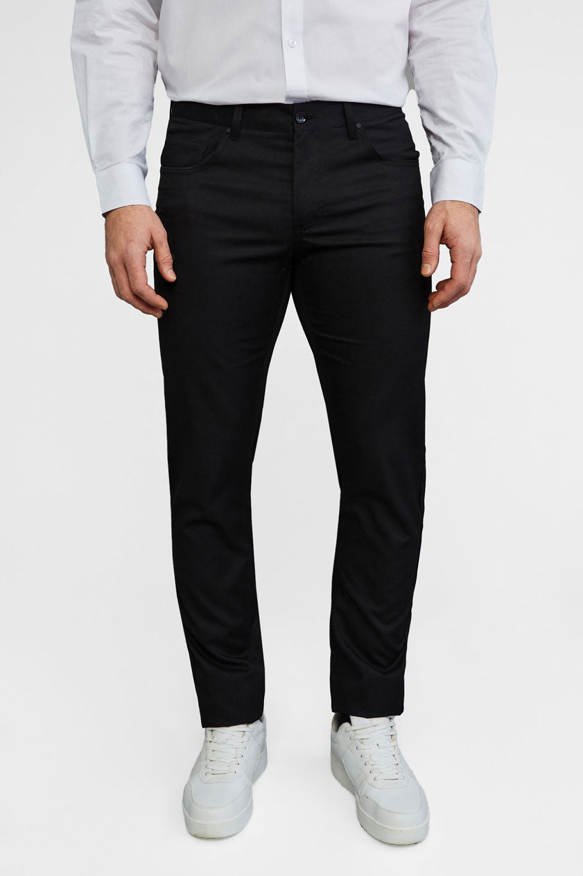 Pantalon habillé 5 poches - Homme && NOIR