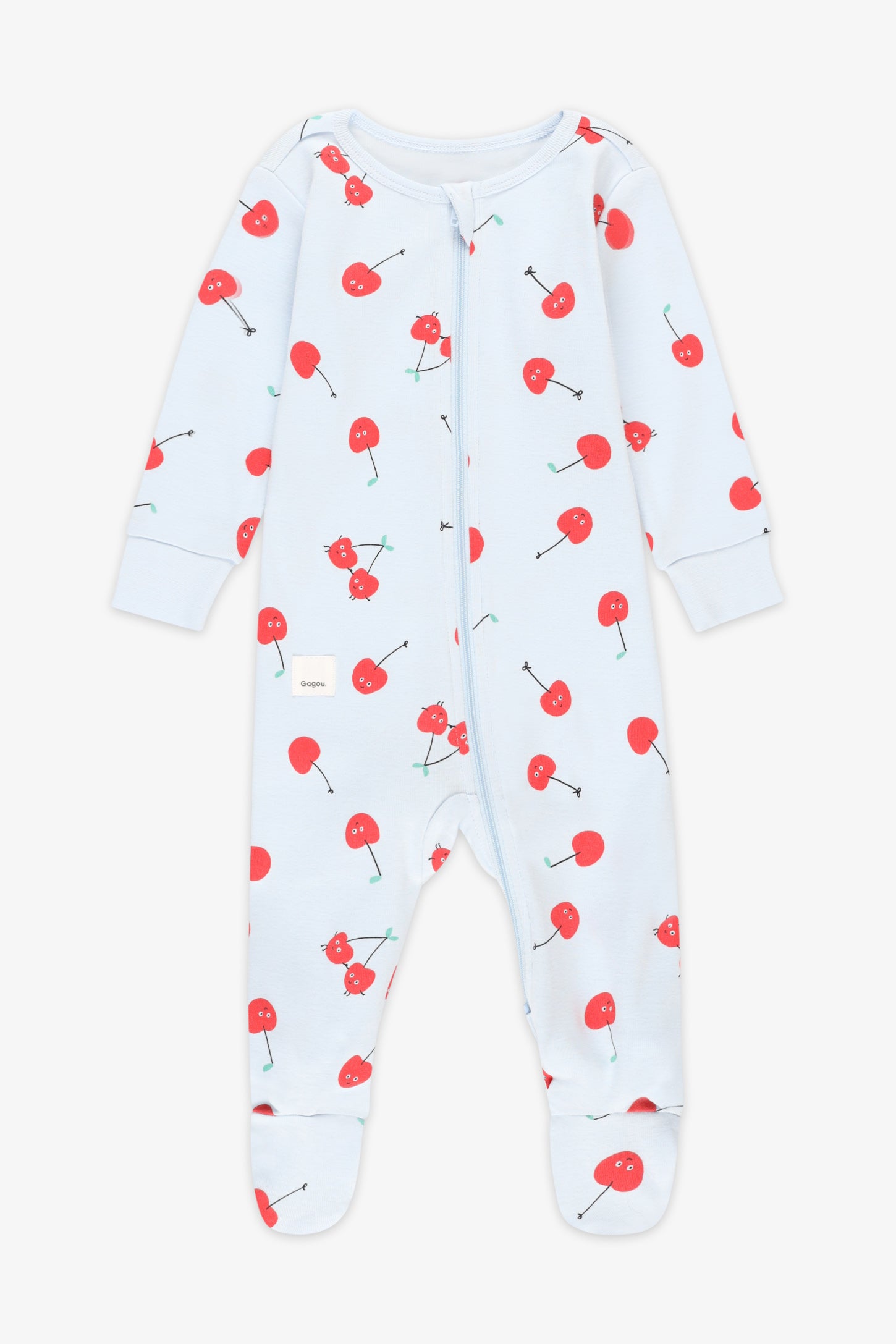 Pyjama 1-pièce coton bio, 2/30$ - Bébé && BLEU PALE