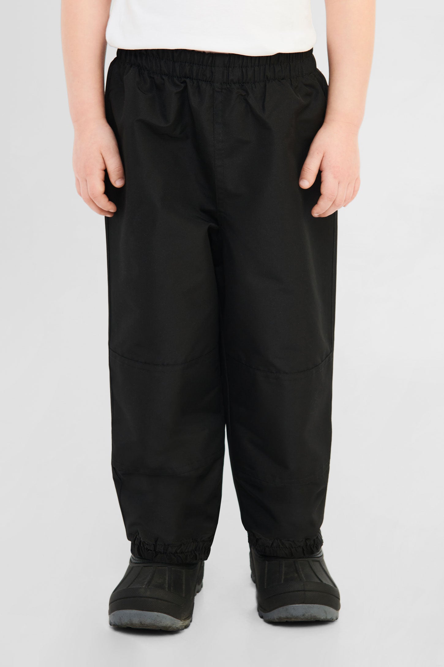 Pantalon d’extérieur mi-saison en nylon - Enfant && NOIR