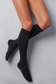 Lot de 2 paires de chaussettes aux genoux - Femme && COULEUR 1