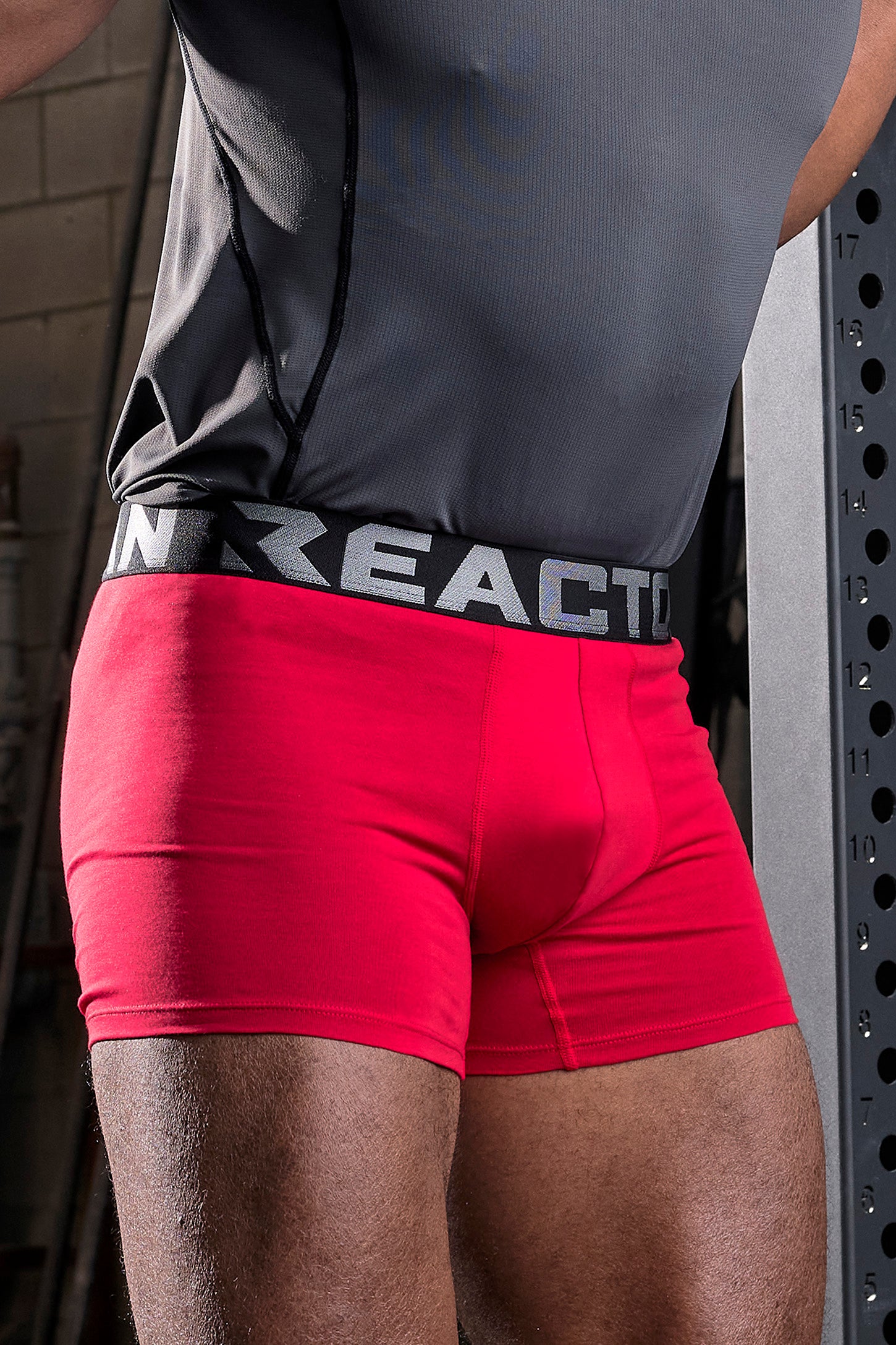 Caleçon HR en coton - Homme && ROUGE