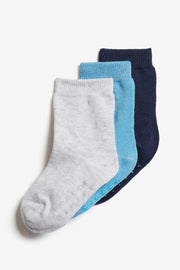 Lot de 3 chaussettes, 2T à 3T, 2/10$ - Bébé garçon && BLEU