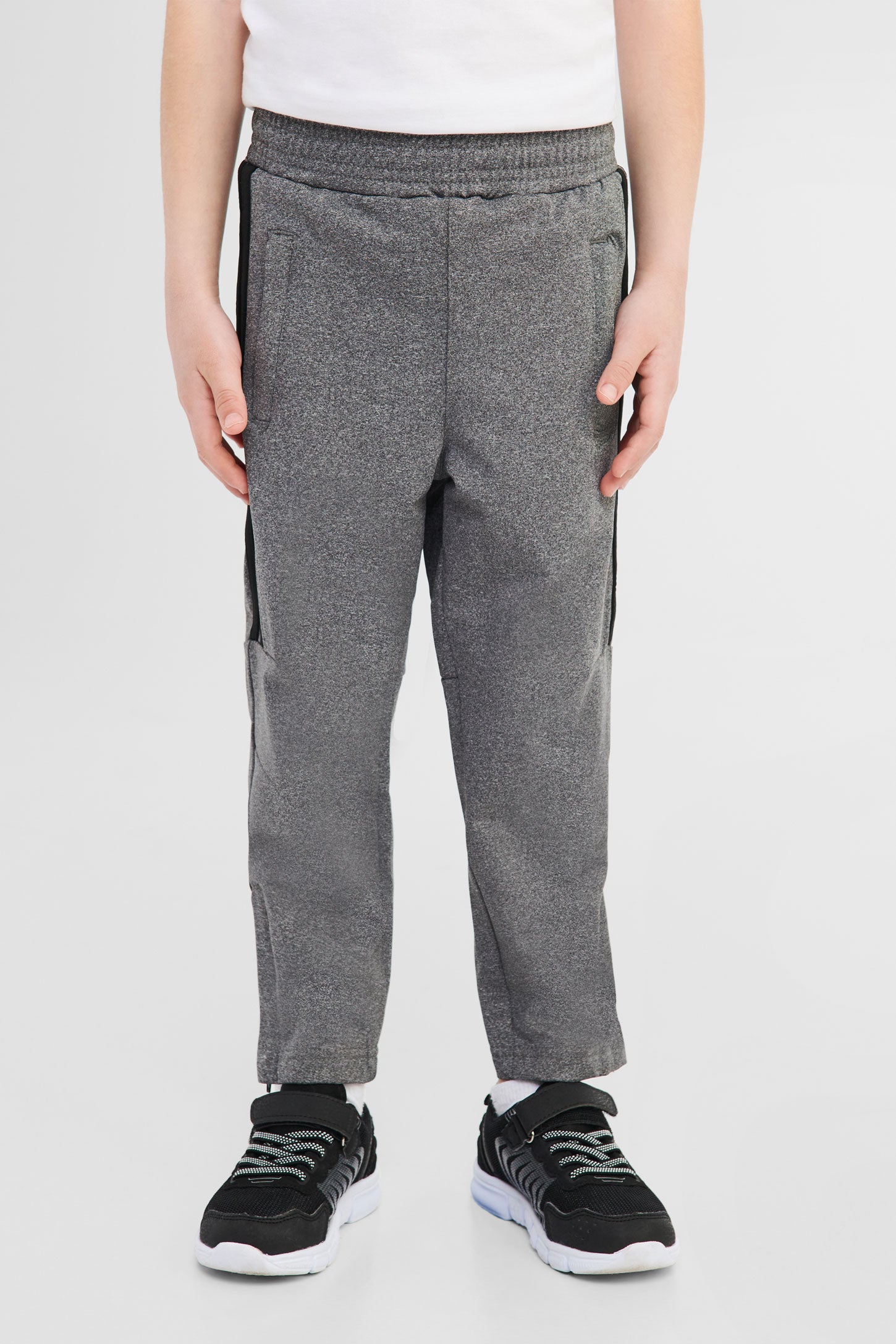 Pantalon jogger sportif - Enfant garçon && CHARBON MIXTE