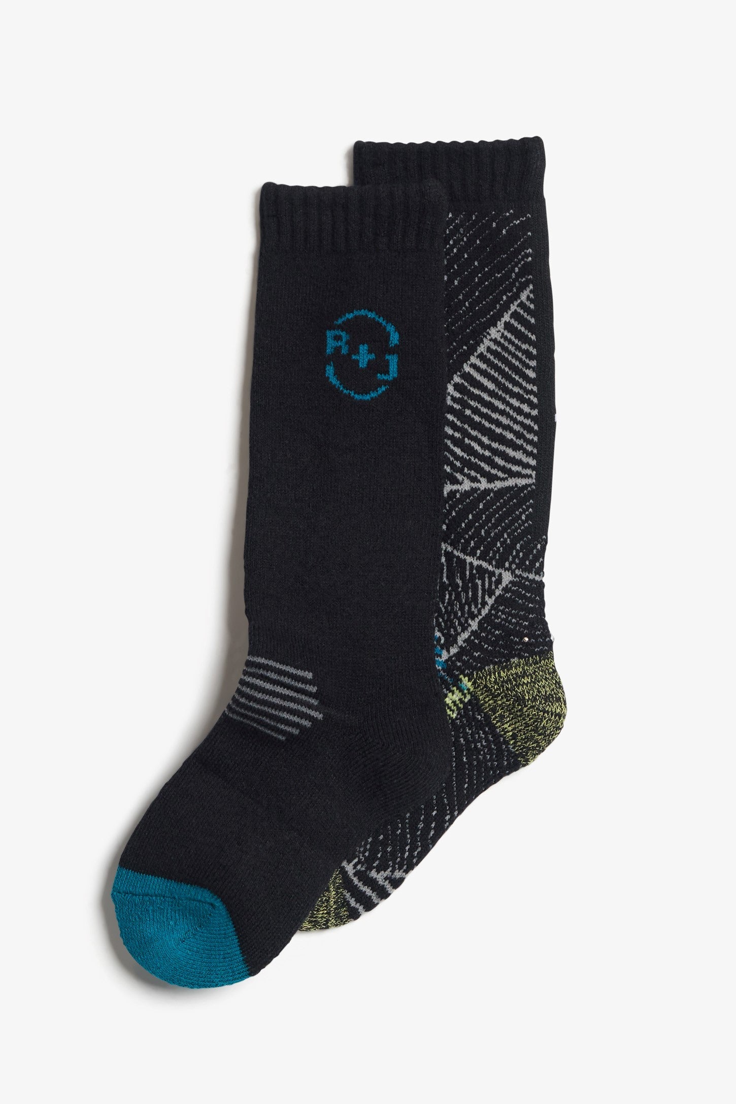 Chaussettes thermales jacquard - Enfant garçon && NOIR