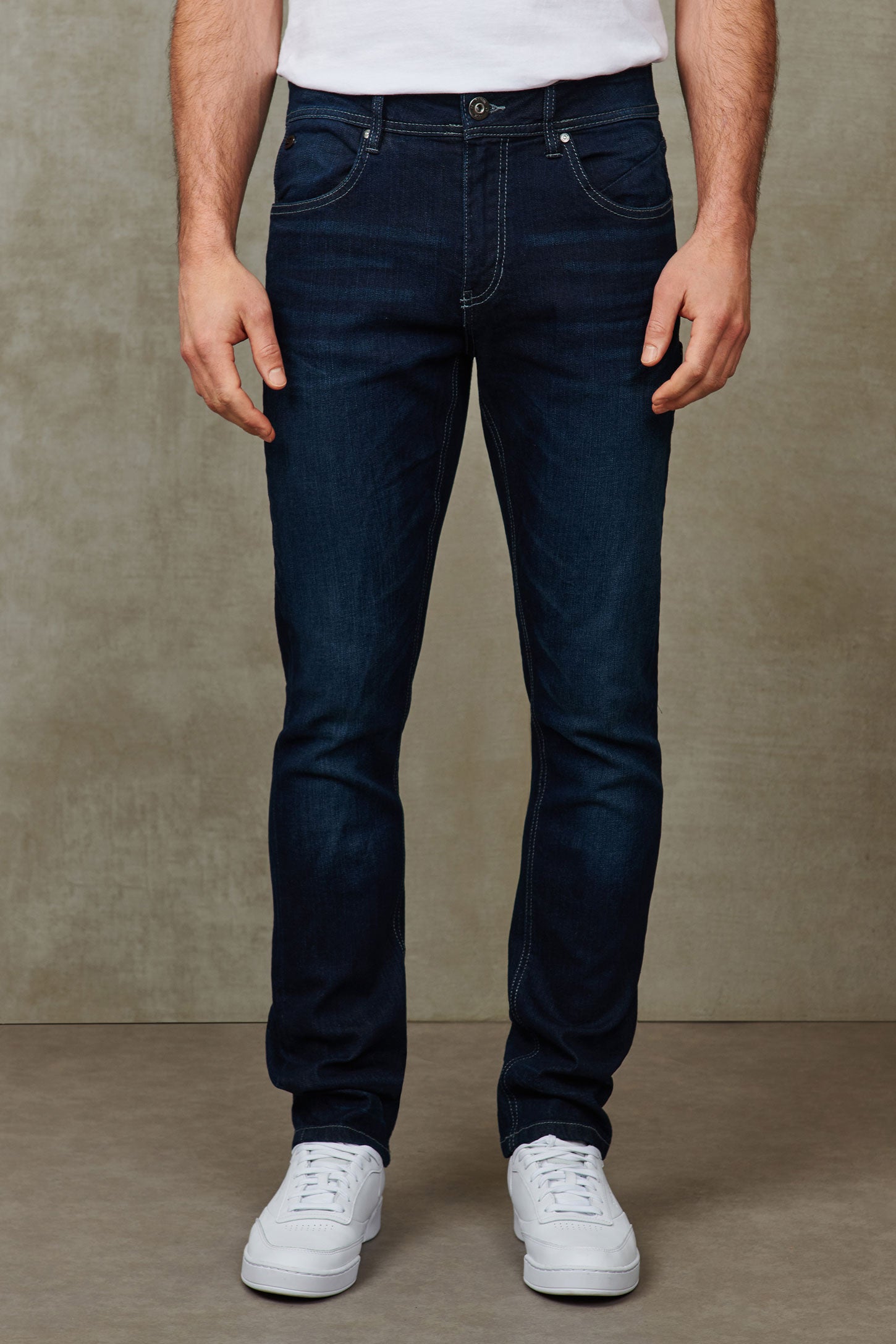 Jeans jambe étroite 32'' - Homme && INDIGO