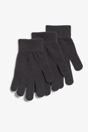 Lot de 3 paires de gants magiques, 2/10$ - Ado garçon && GRIS FONCE