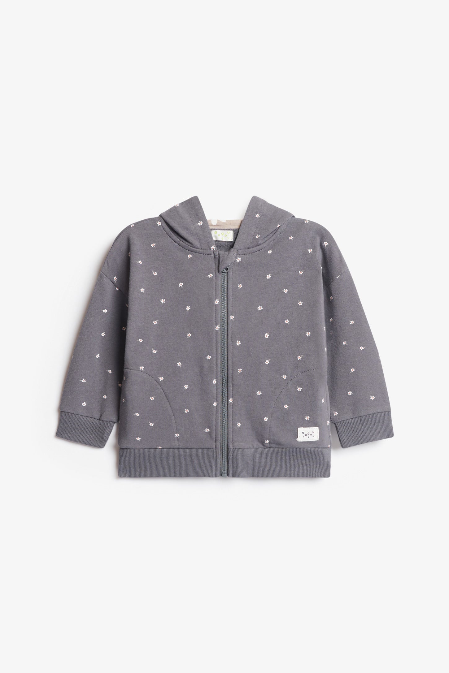 Veste à capuchon ouatée - Bébé fille && GRIS MULTI