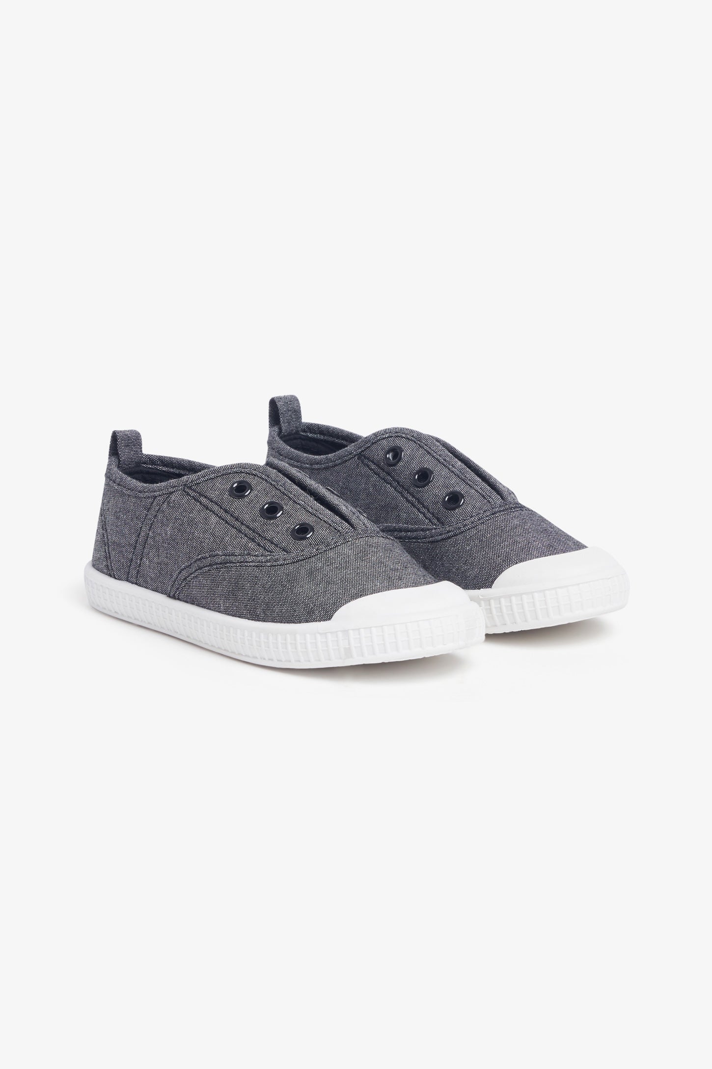 Kids canvas 2025 slip on shoes