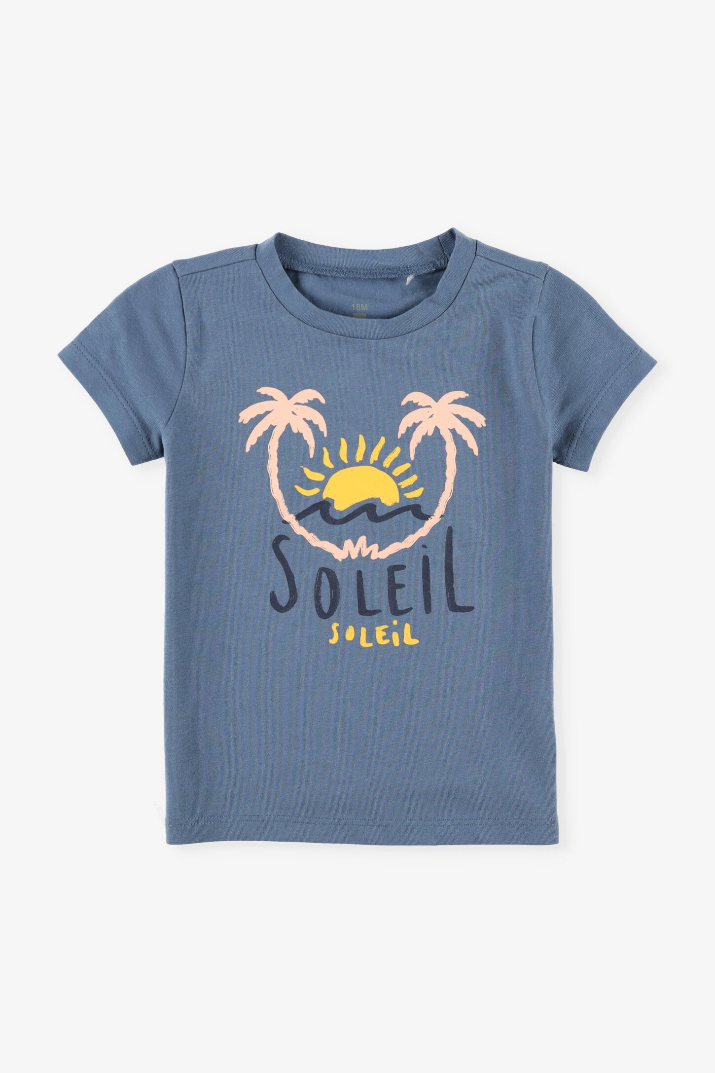 T-shirt imprimé en coton, 2T-3T, 2/20$ - Bébé fille && MARIN