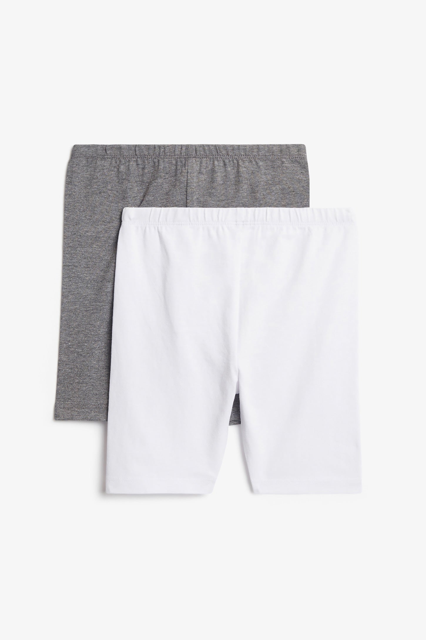 Lot de 2 cuissards en coton, 2T-3T - Bébé fille && BLANC