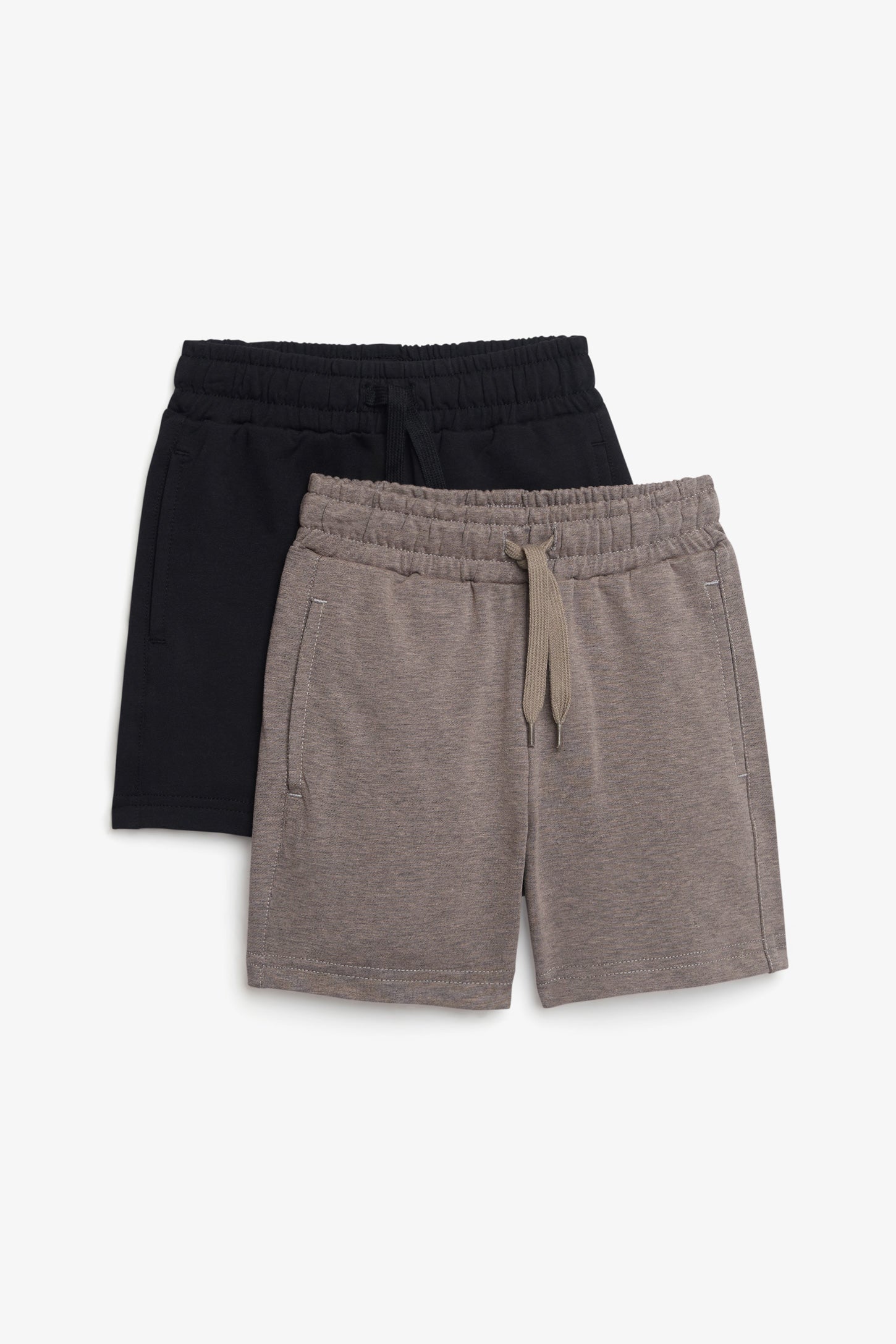 Prix pop, Lot de 2 shorts ouaté - Enfant garçon && NOIR