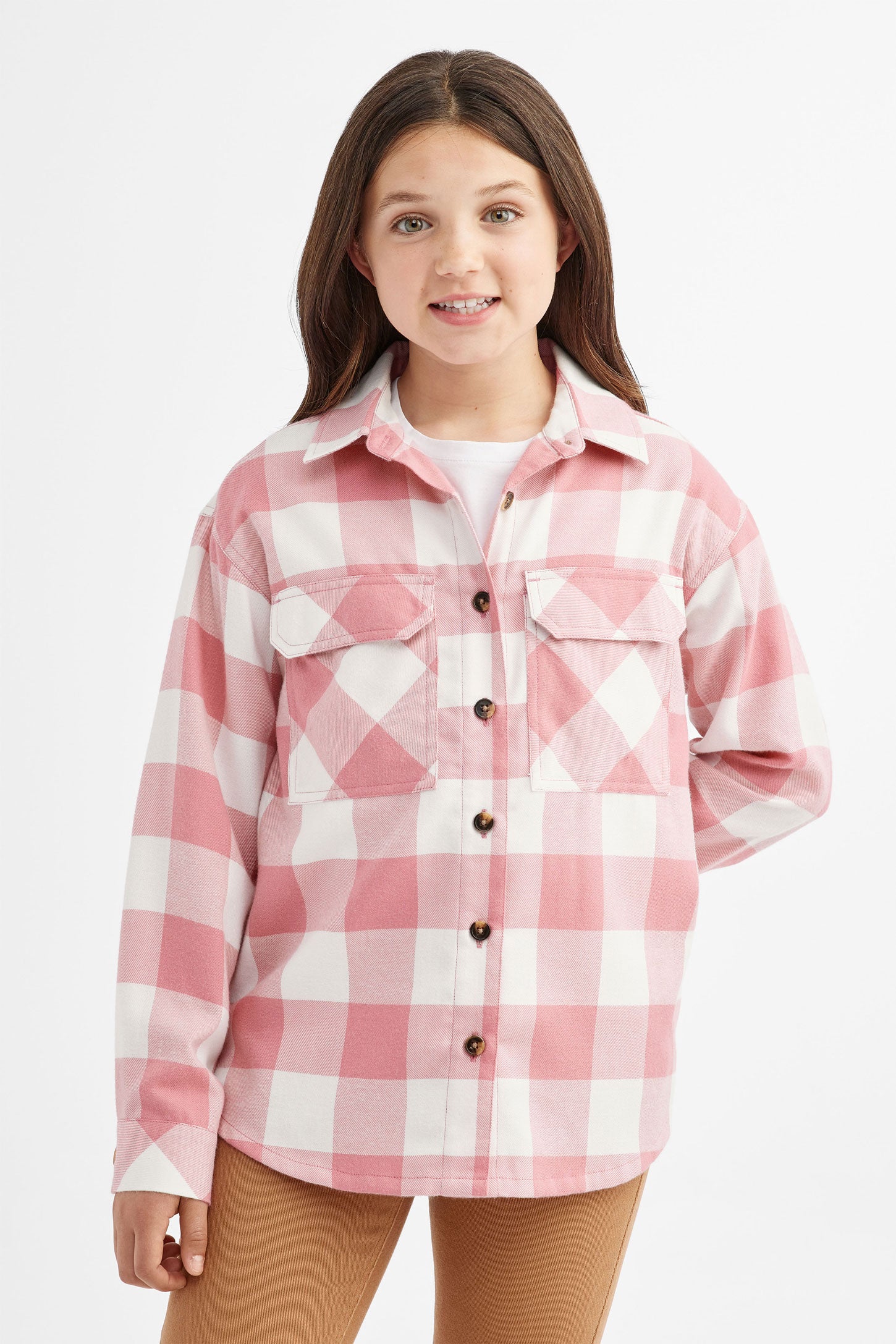 Chemise à carreaux Ado fille Aubainerie