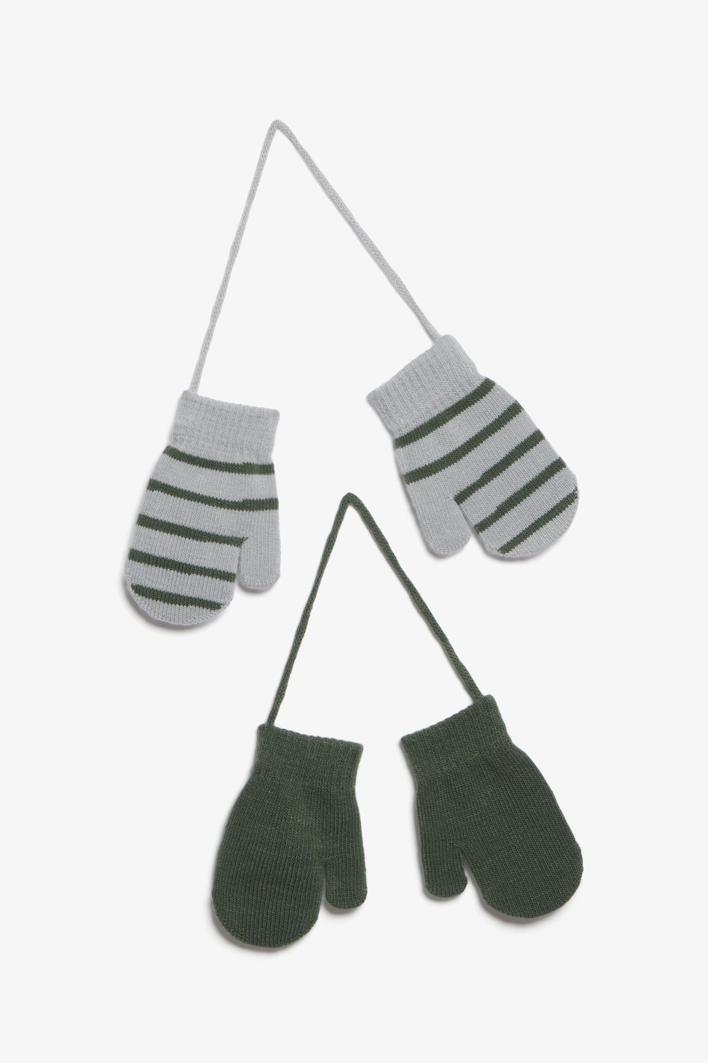 Duos futés, Lot de 2 paires de gants, 2/10$ - Bébé garçon && KAKI