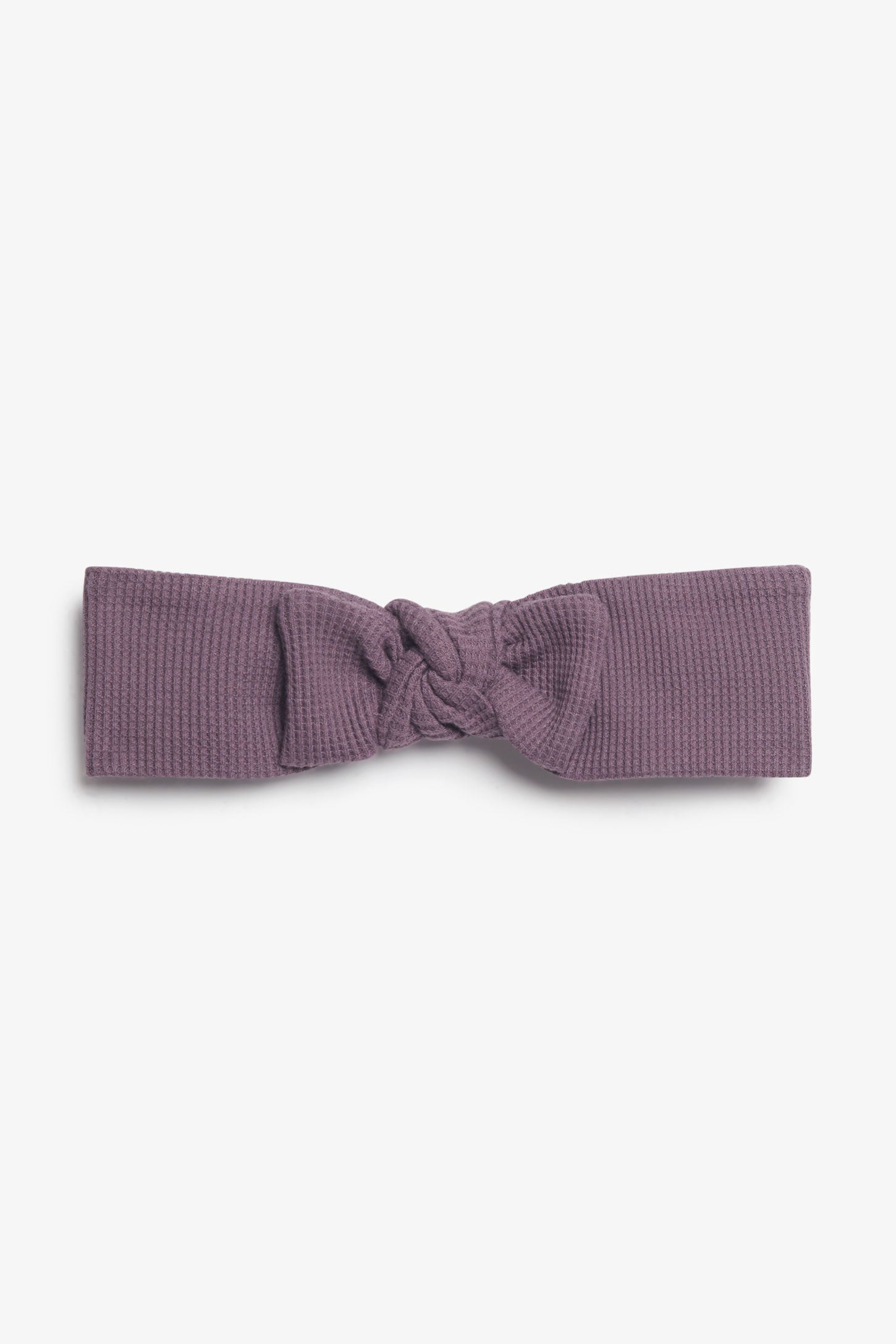 Bandeau boucle en tricot gaufré, 2T-3T - Bébé fille && MAUVE