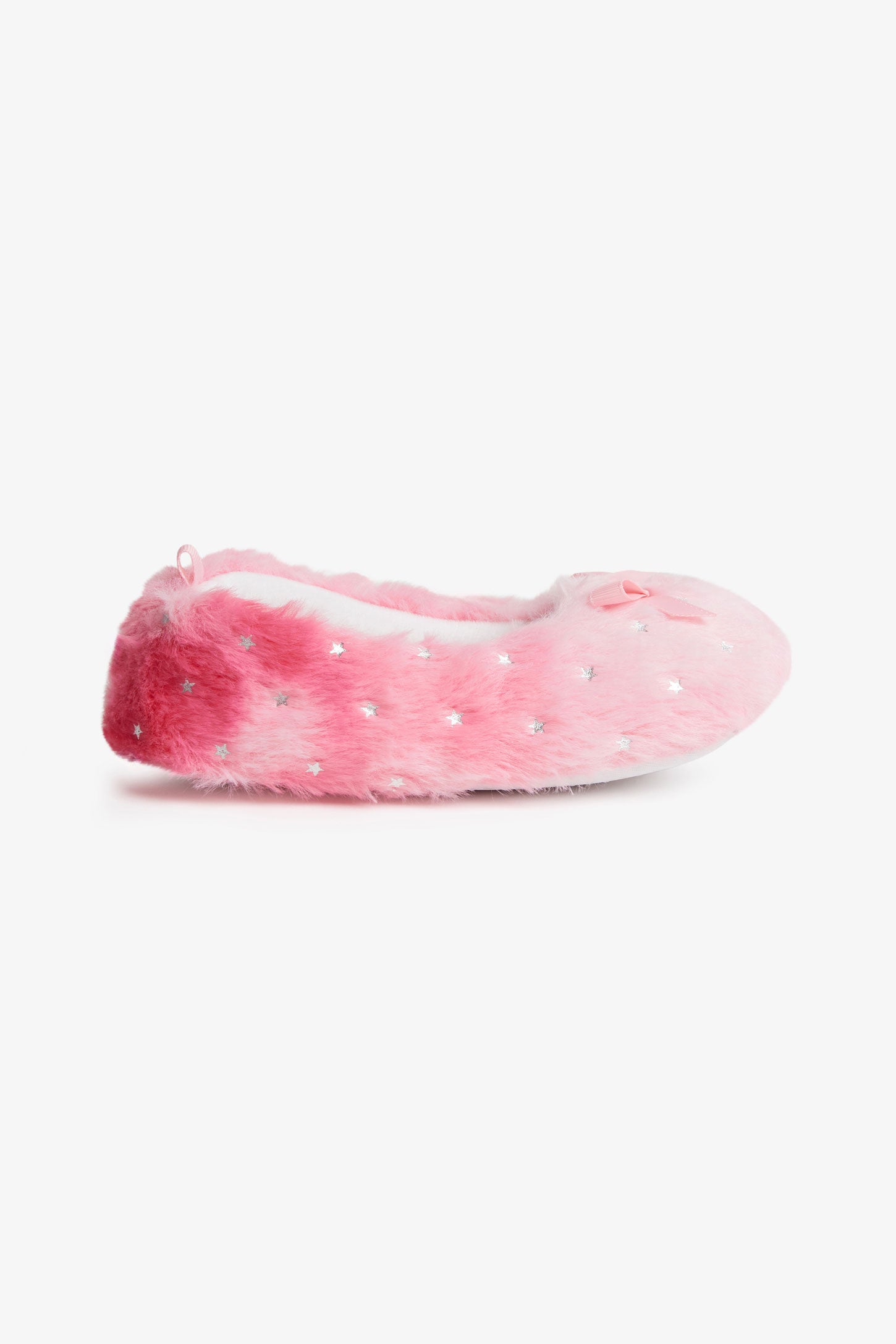 Pantoufles ballerine en jersey imprimé étoile - Enfant fille && ROSE