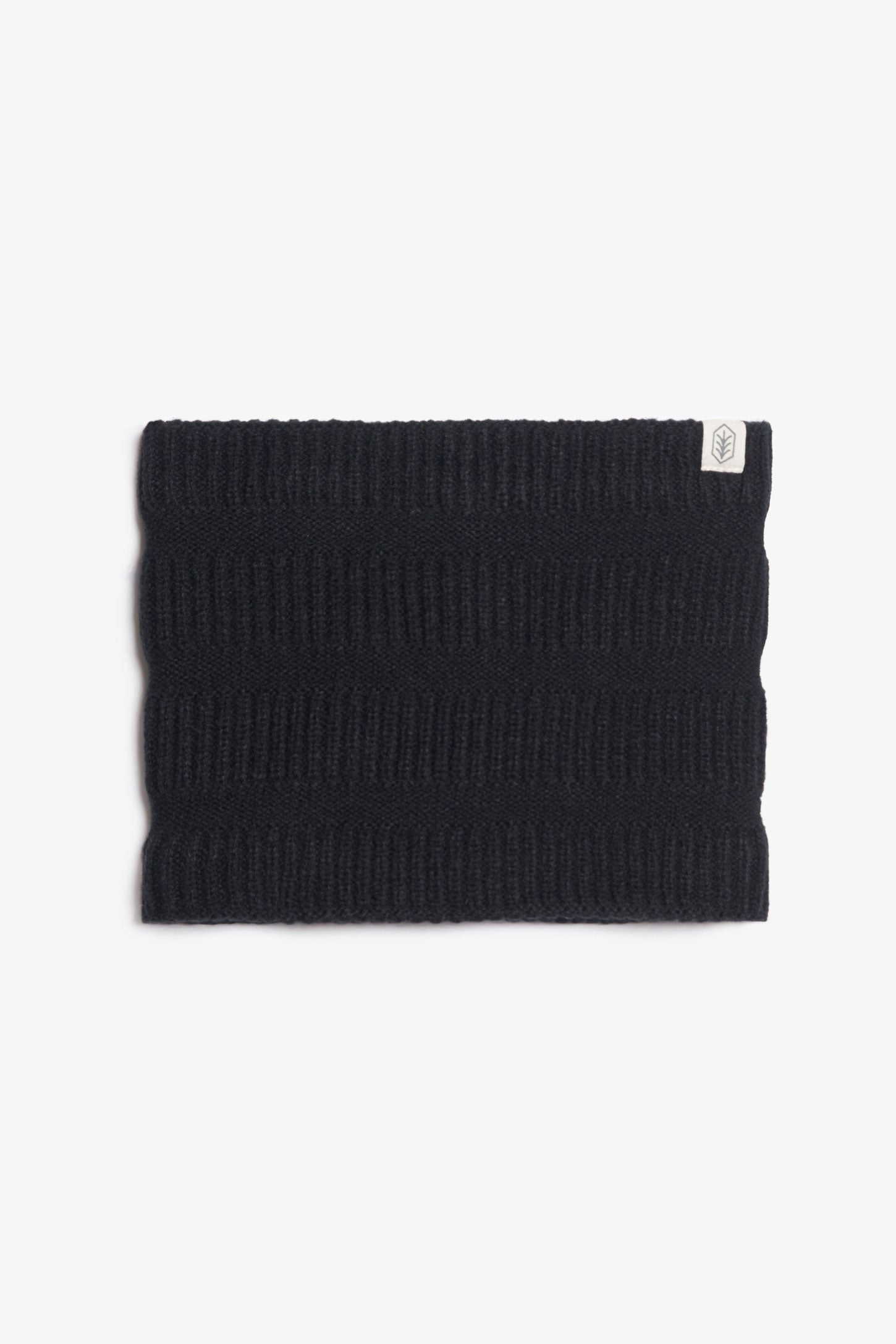 Cache-cou doublé en polar - Enfant fille && NOIR