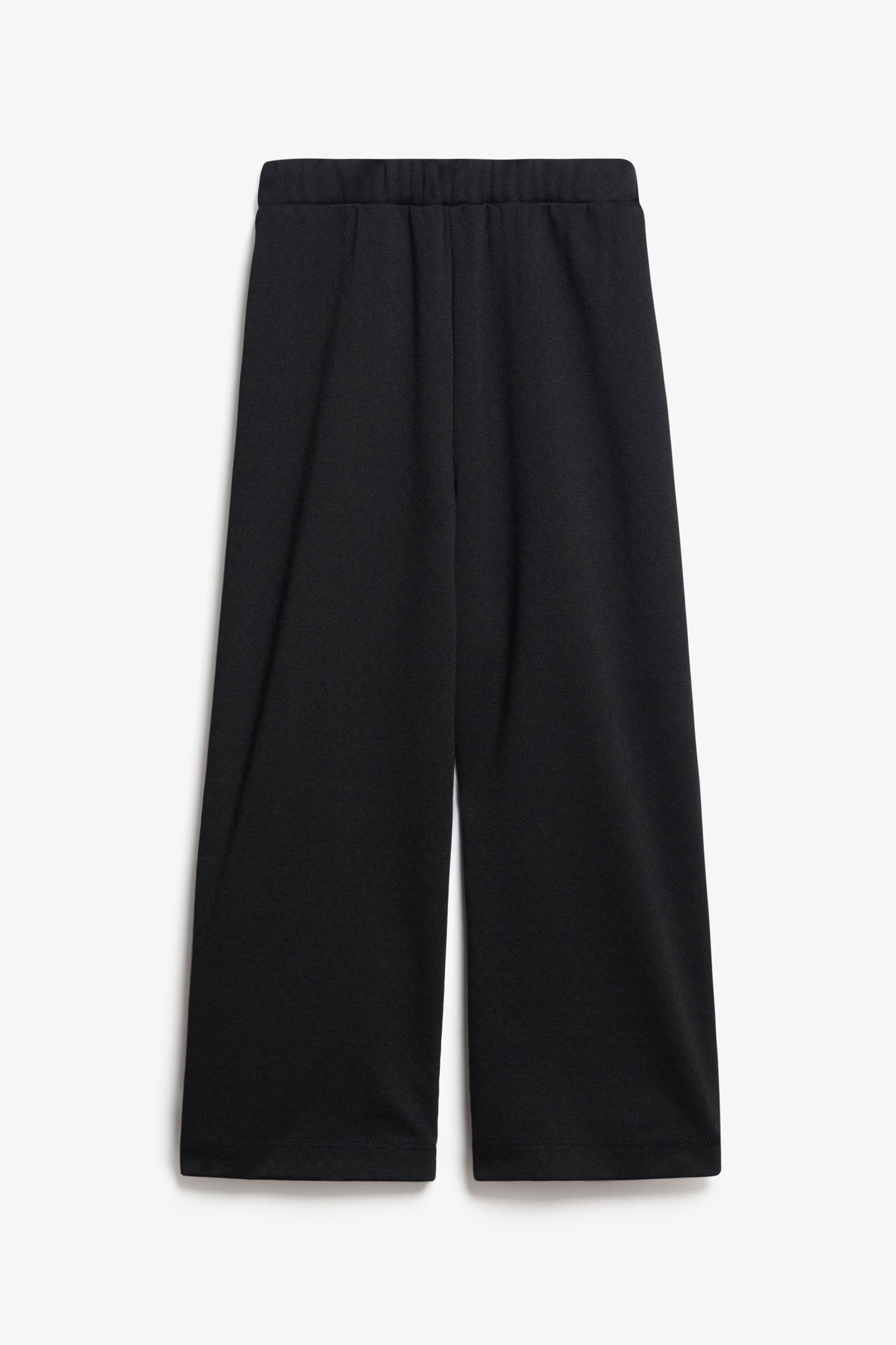 Pantalon jambe large - Enfant fille && NOIR