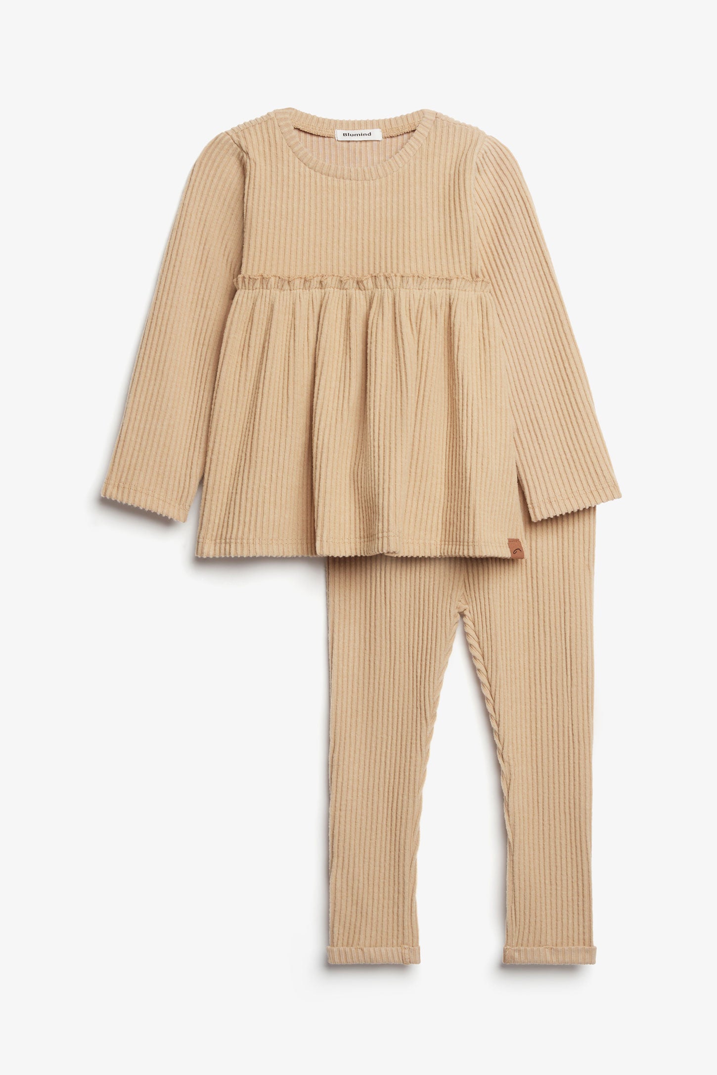 Ensemble 2-pièces chandail et legging, 2T-3T - Bébé fille && BEIGE