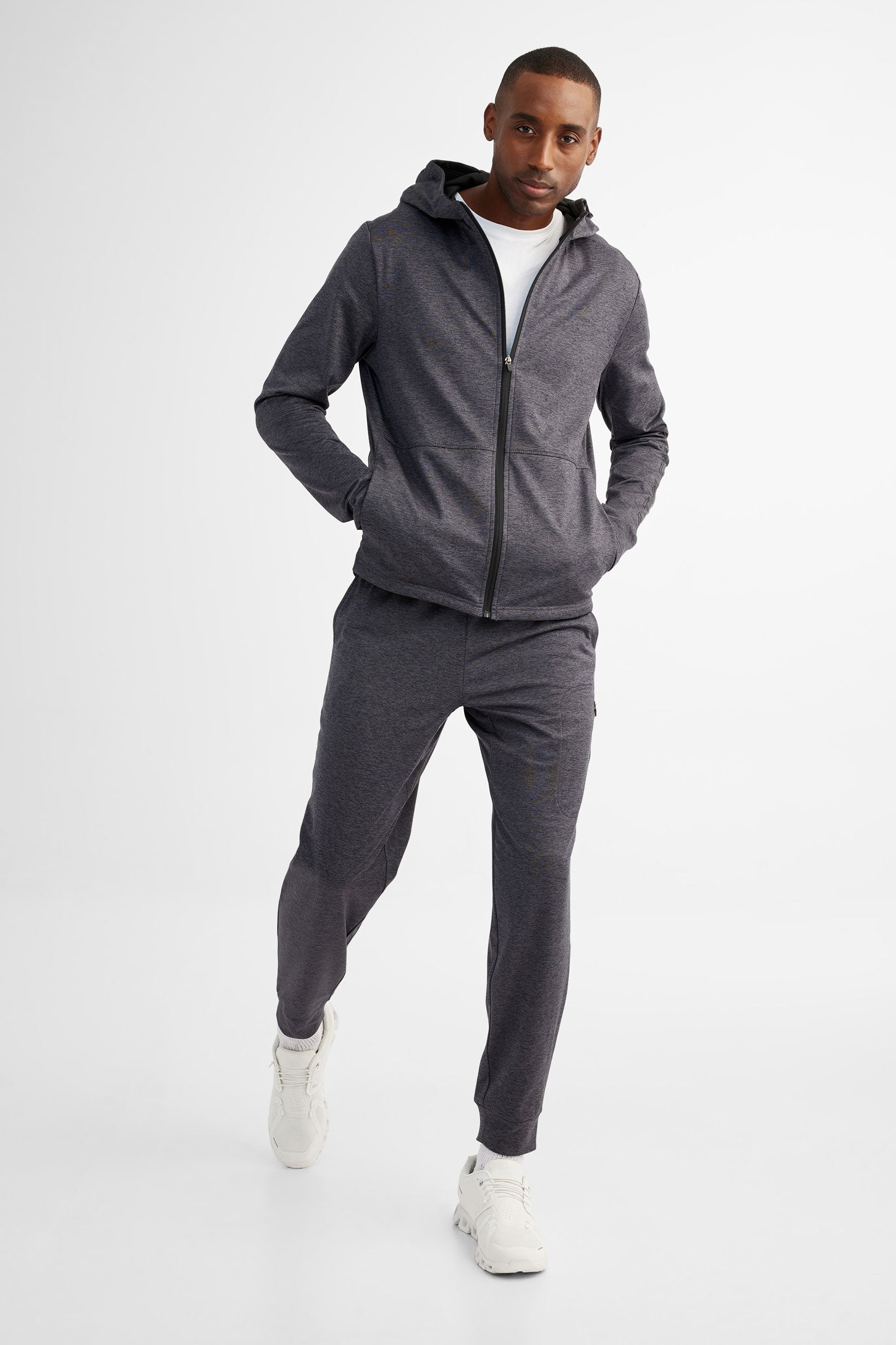 Pantalon jogger - Homme && CHARBON MIXTE