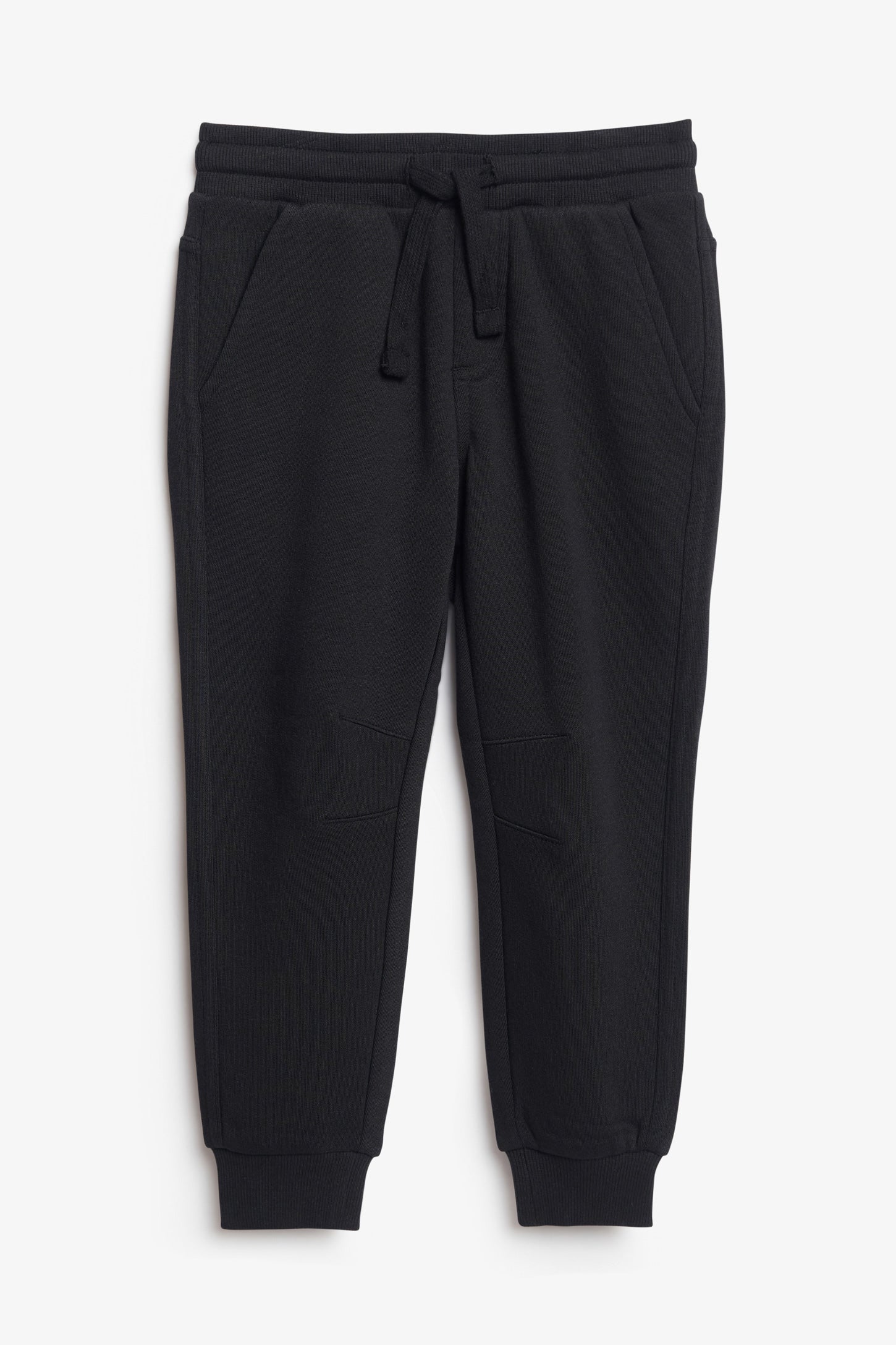 Pantalon jogger en coton ouaté - Enfant garçon && NOIR