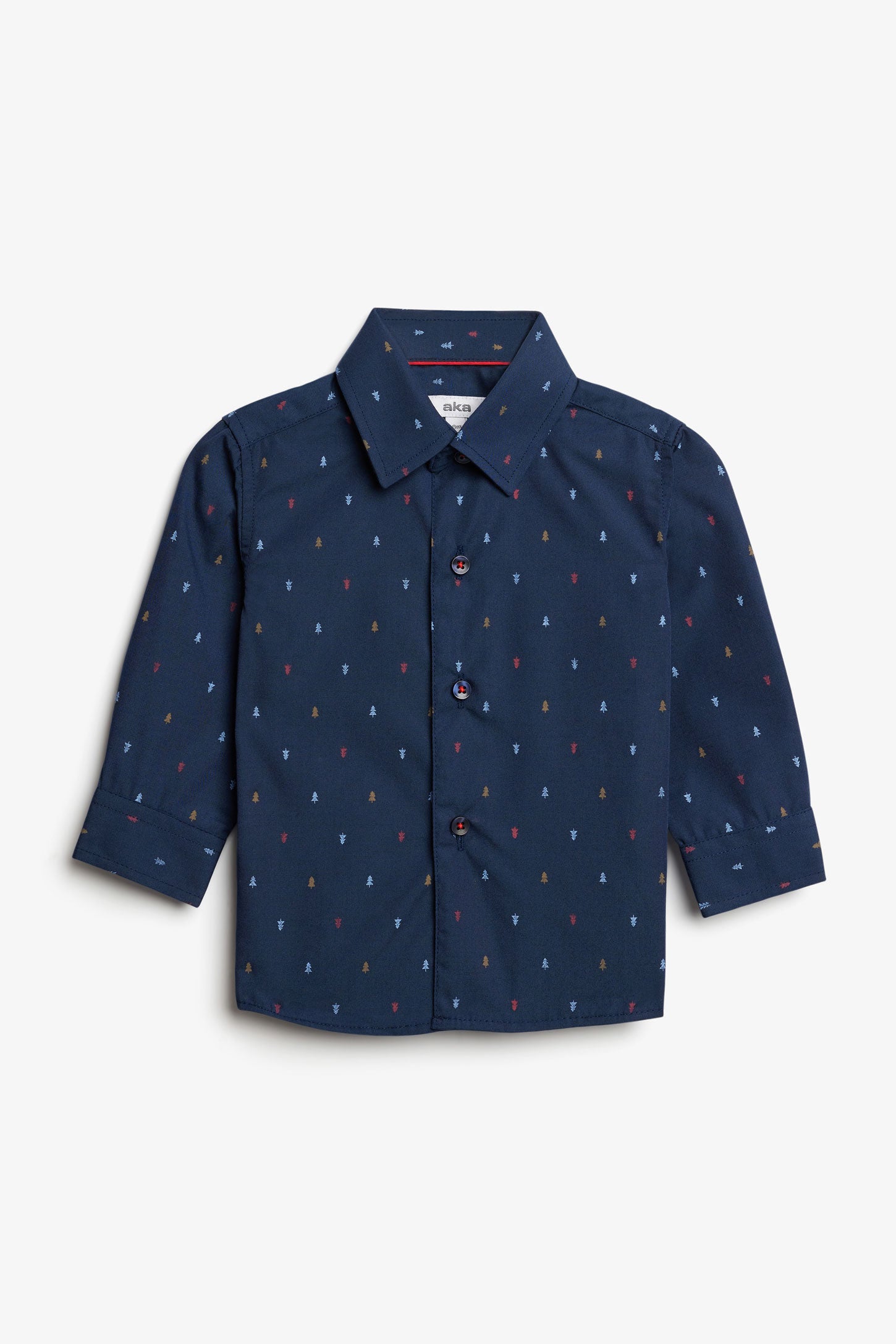 Chemise chambray à motifs, 2T-3T - Bébé garçon && BLEU MARINE