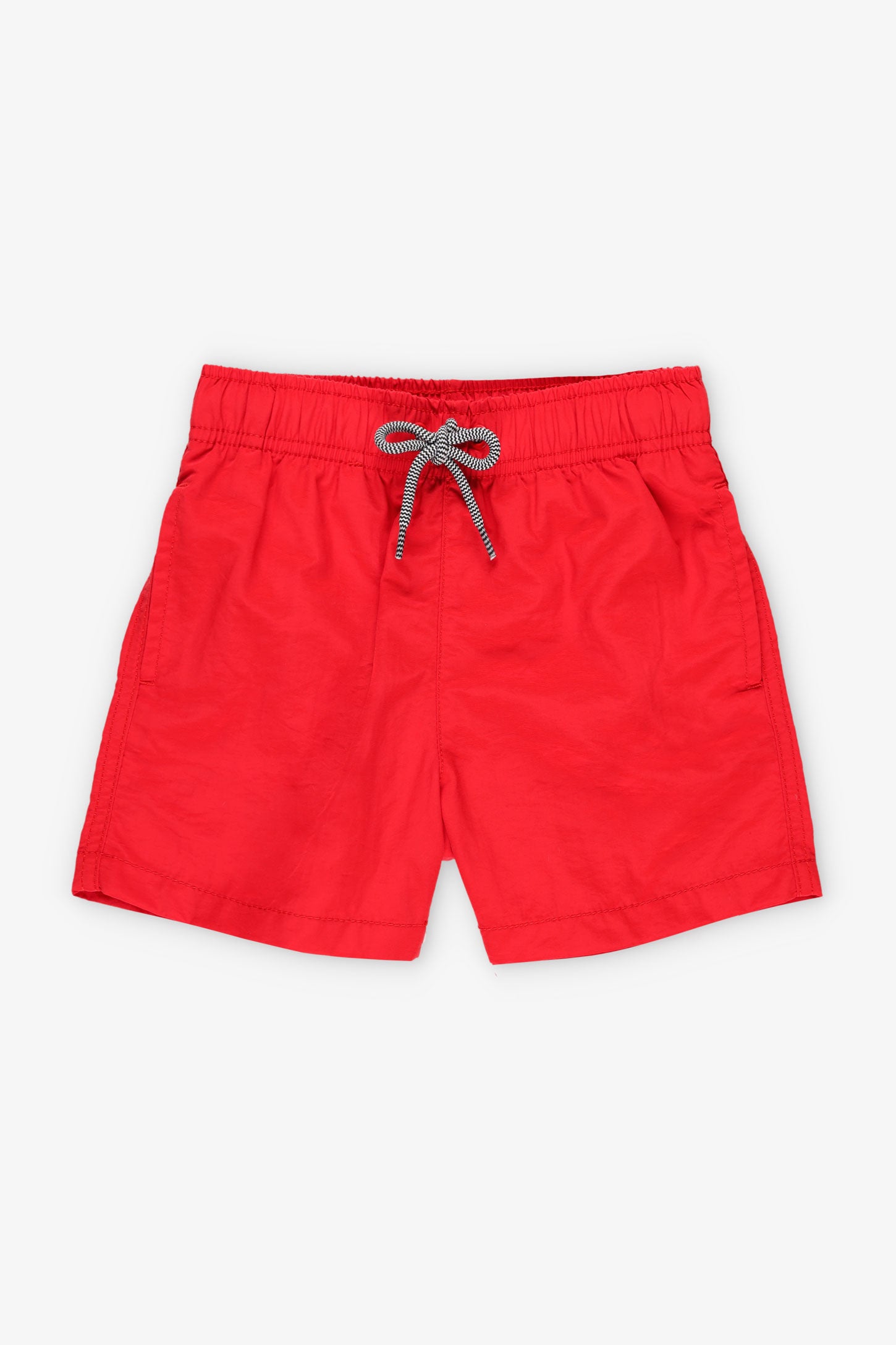 Short maillot de bain - Enfant garçon && ROUGE