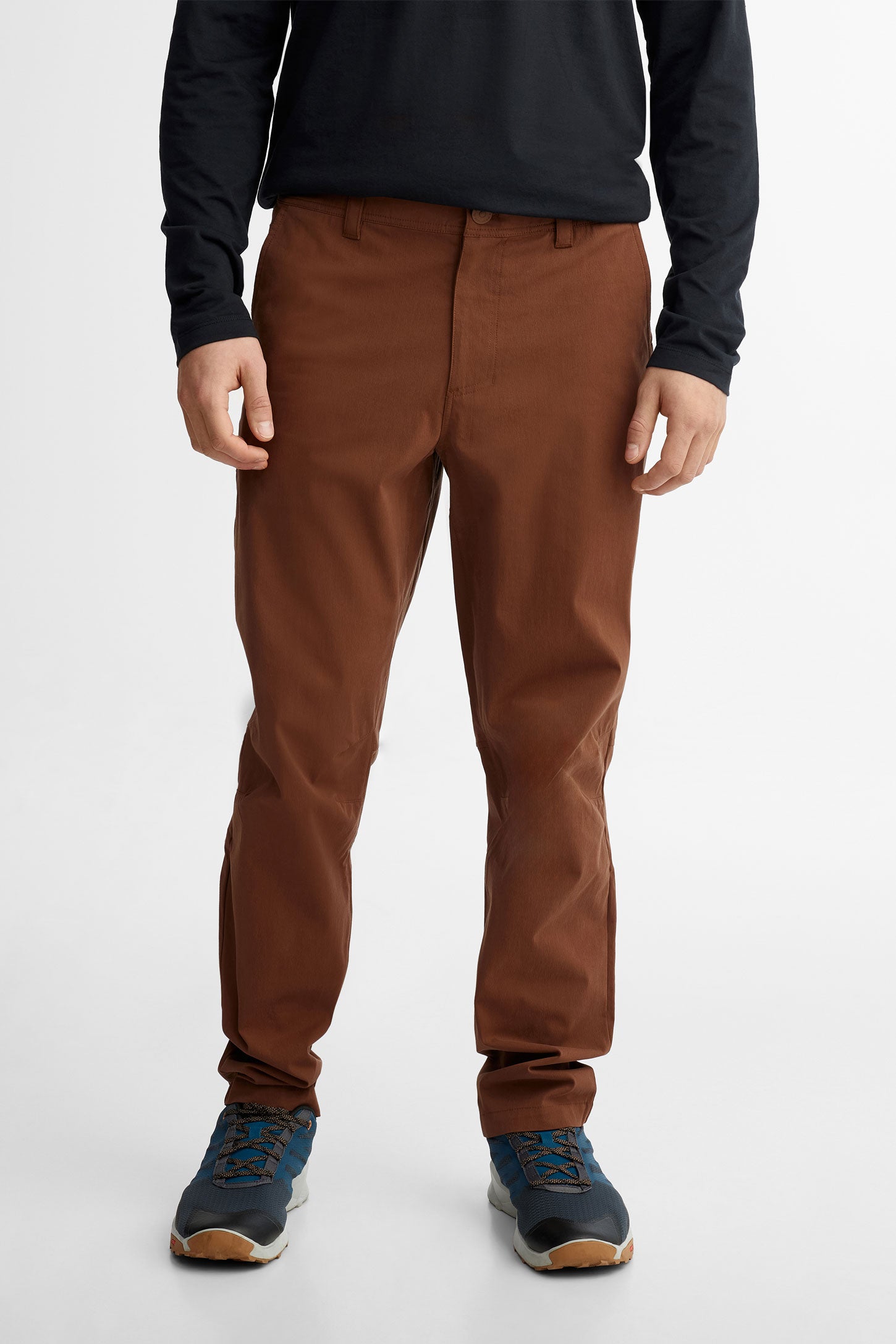 Pantalon en coton BM - Homme && BRUN
