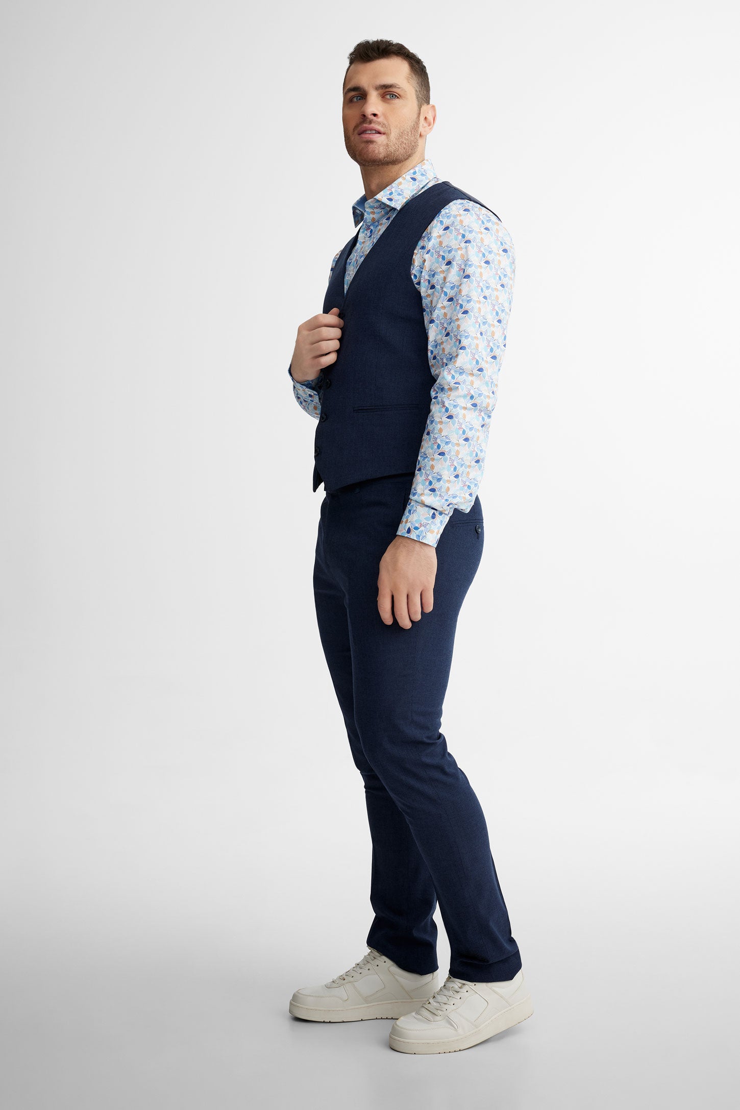 Veste de complet coupe ajustée - Homme && MARIN