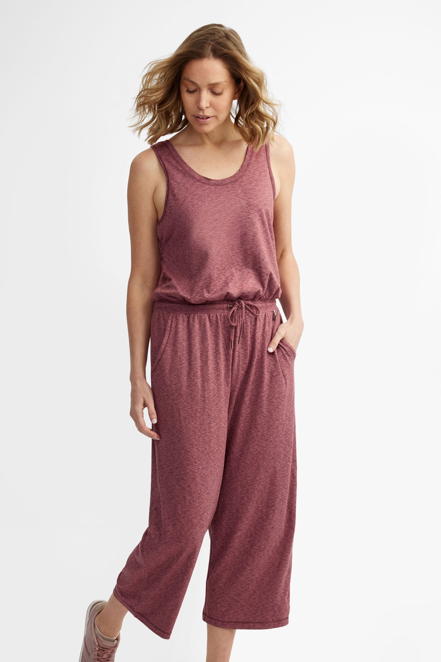 Combinaison 1-pièce jambe large - Femme && ROSE