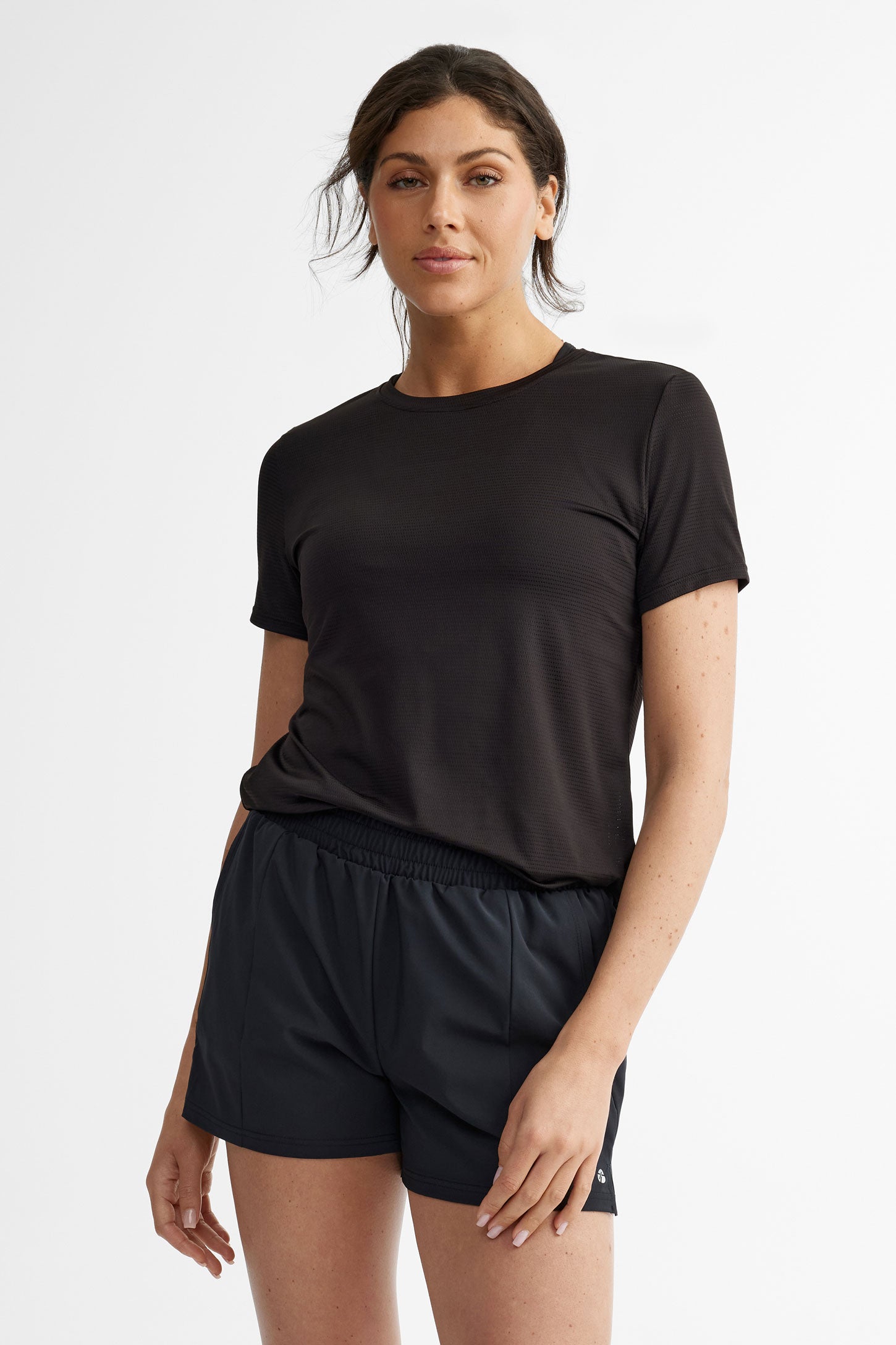 T-shirt athlétique - Femme && NOIR