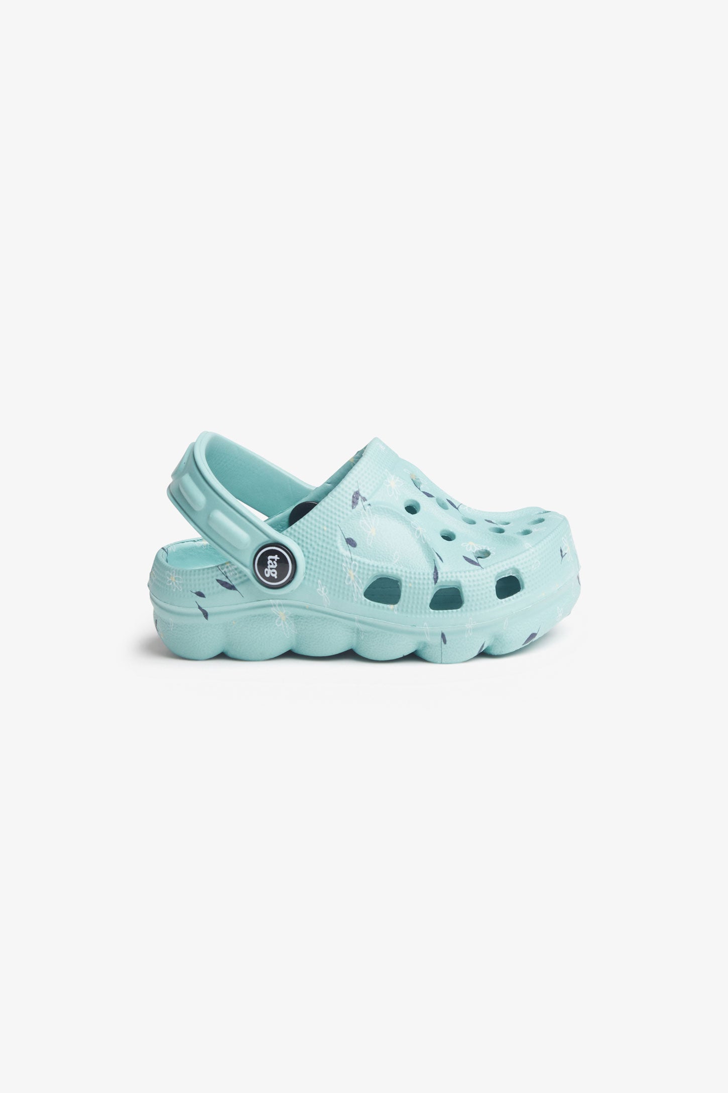 Mules perforées en Eva - Bébé fille && VERT/MULTI