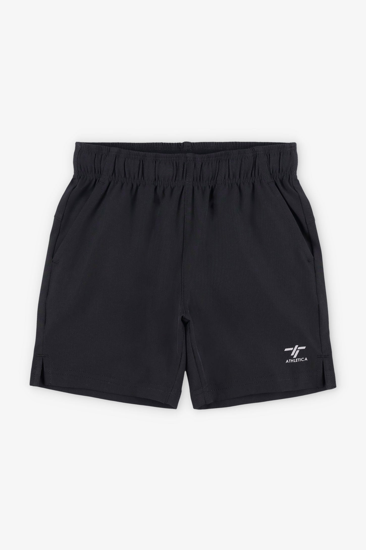 Short athlétique extensible 4 sens - Enfant garçon && NOIR