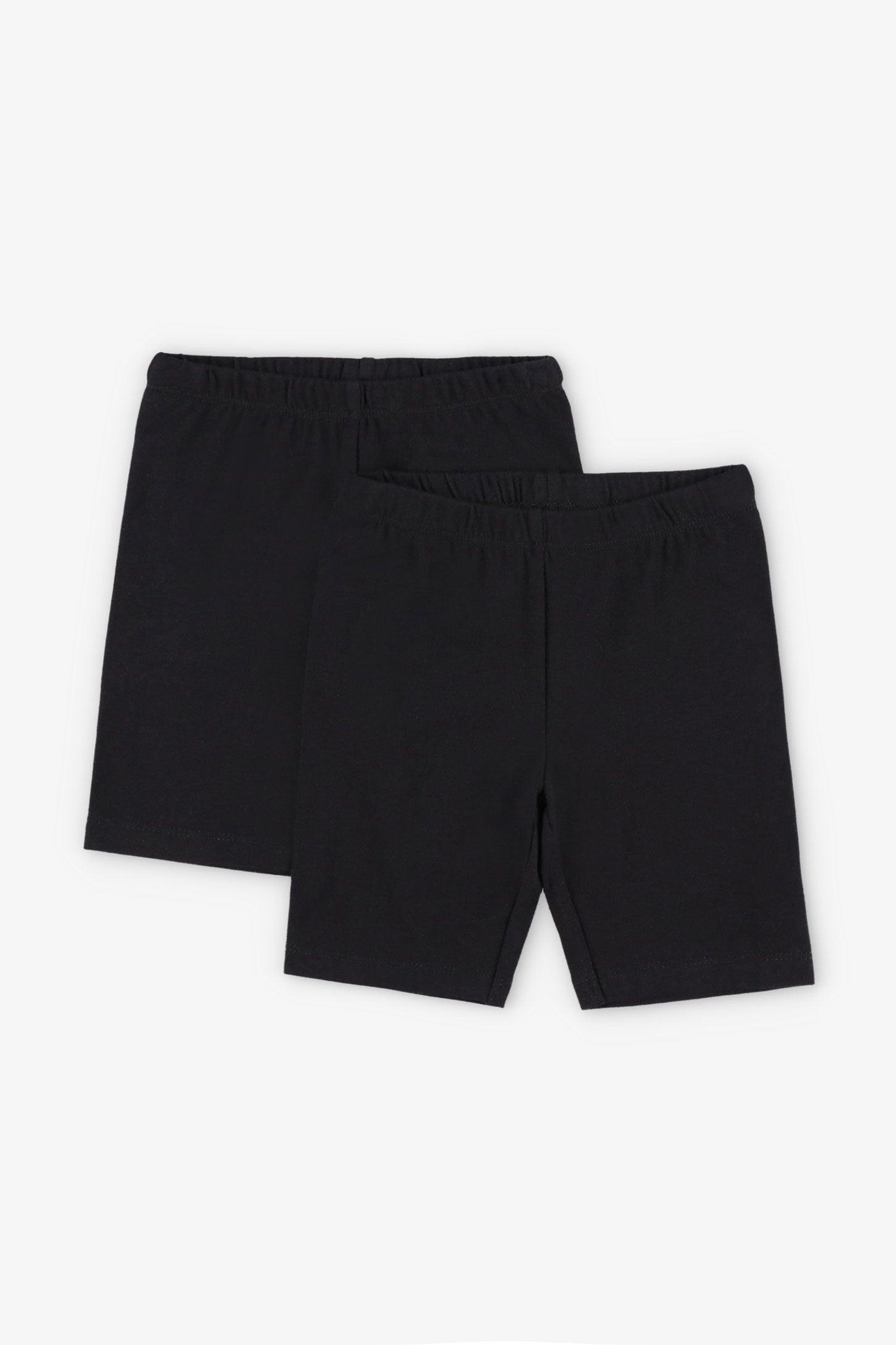 Lot de 2 cuissards en coton - Enfant fille && NOIR