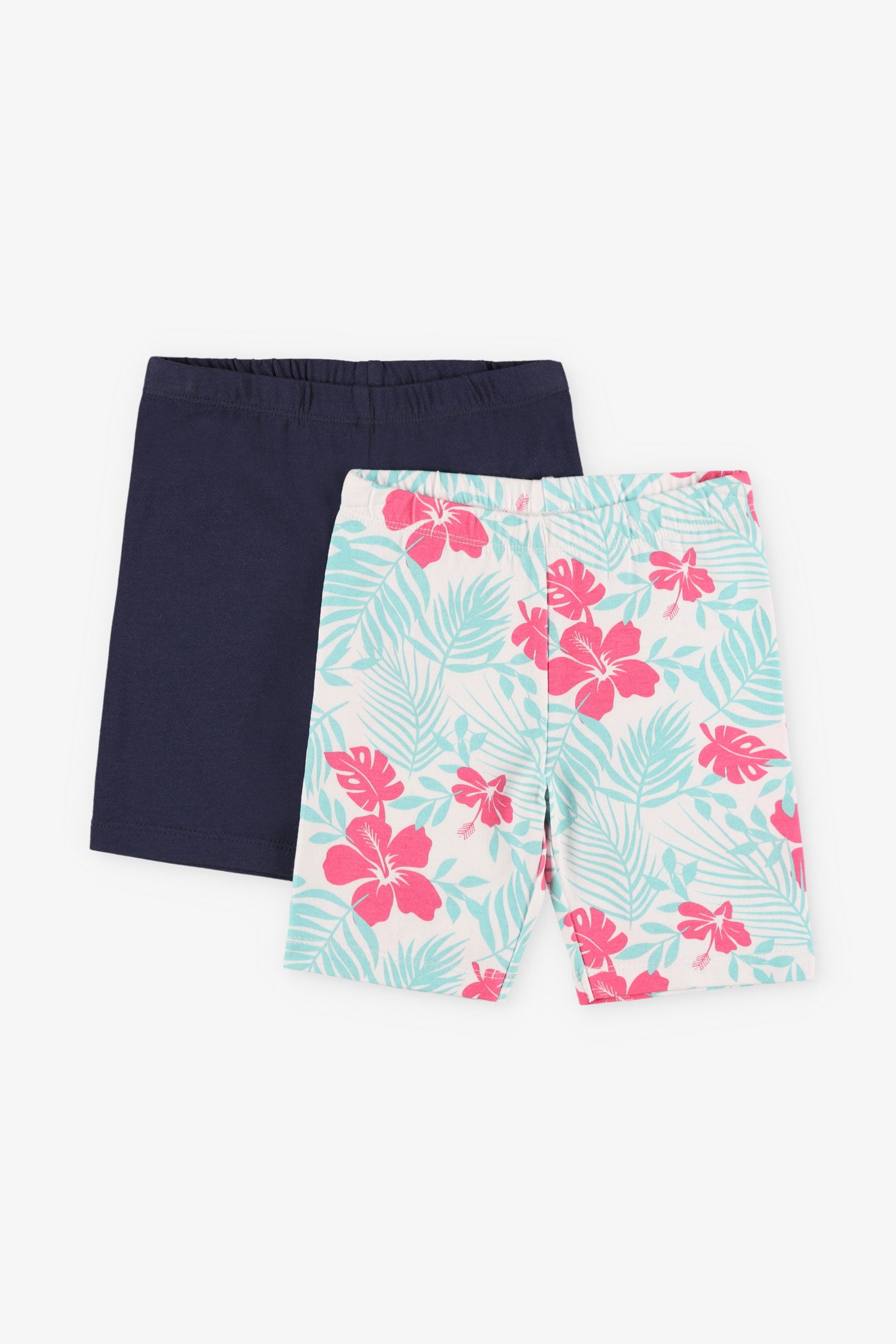 Lot de 2 cuissards en coton - Enfant fille && BLANC MULTI