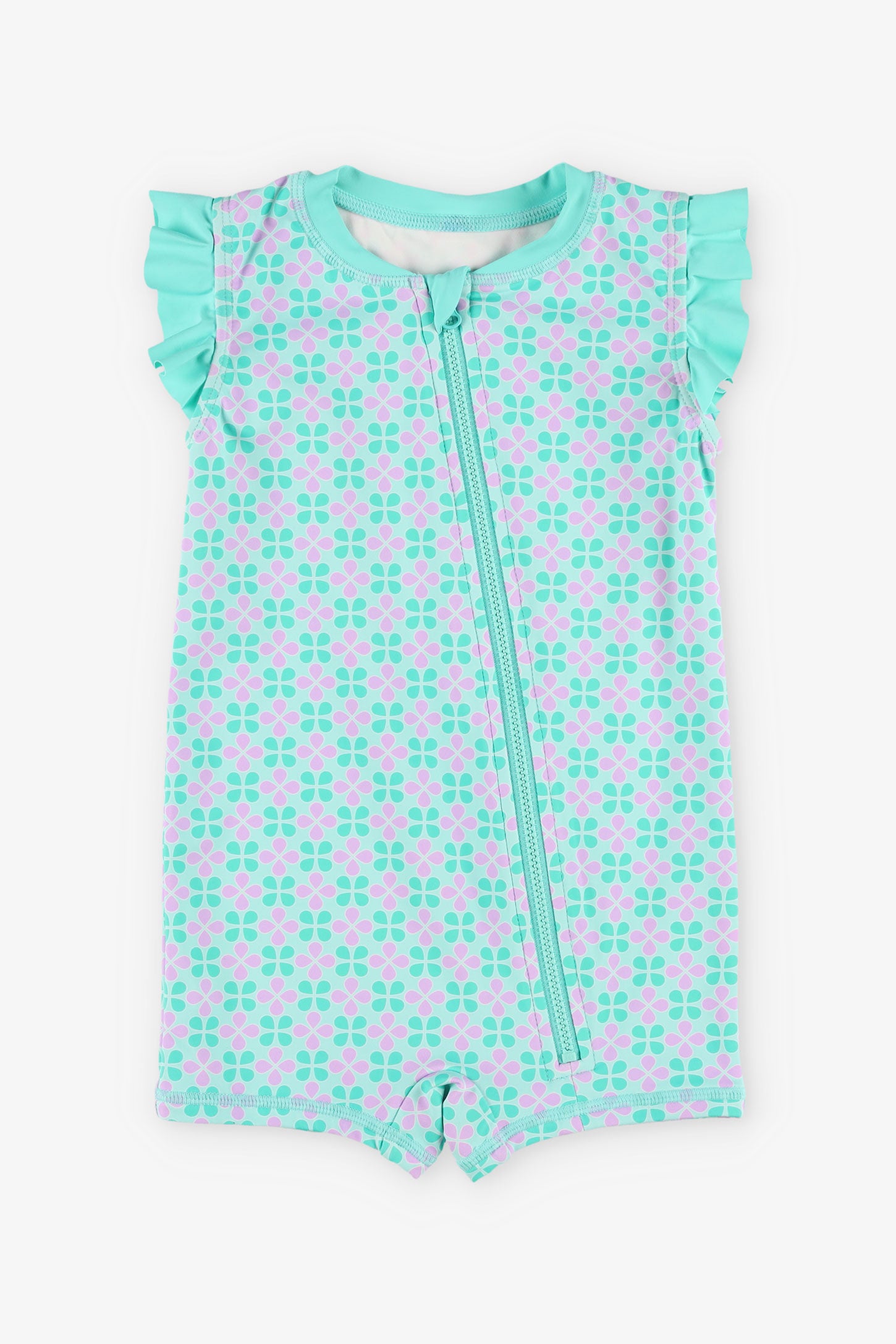 Maillot de bain 1-pièce - Bébé fille && BLEU MULTI