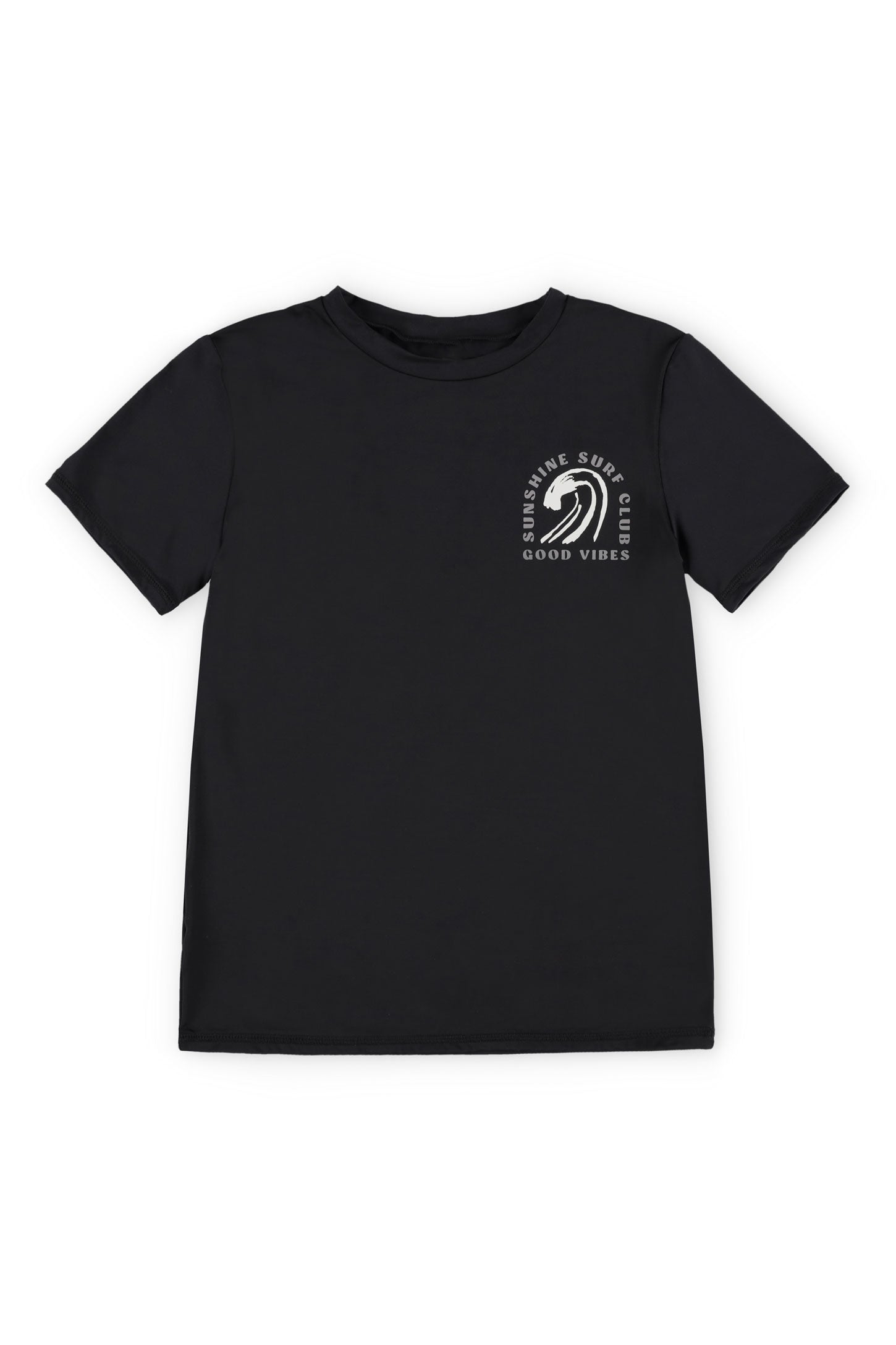 T-shirt maillot de bain ''Rashguard'' - Ado garçon && NOIR