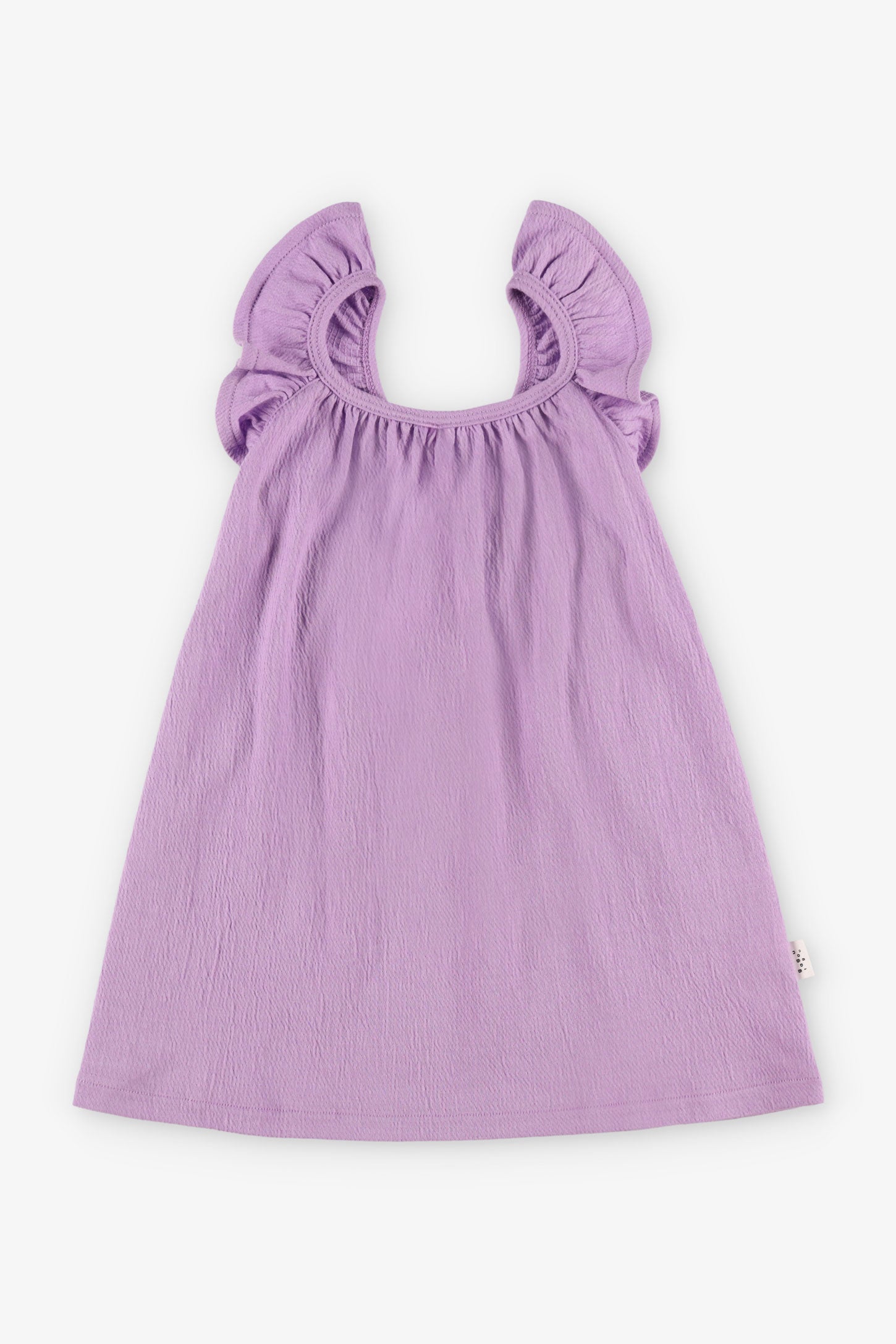 Robe bretelles à volants en coton, 2T-3T - Bébé fille && LAVANDE
