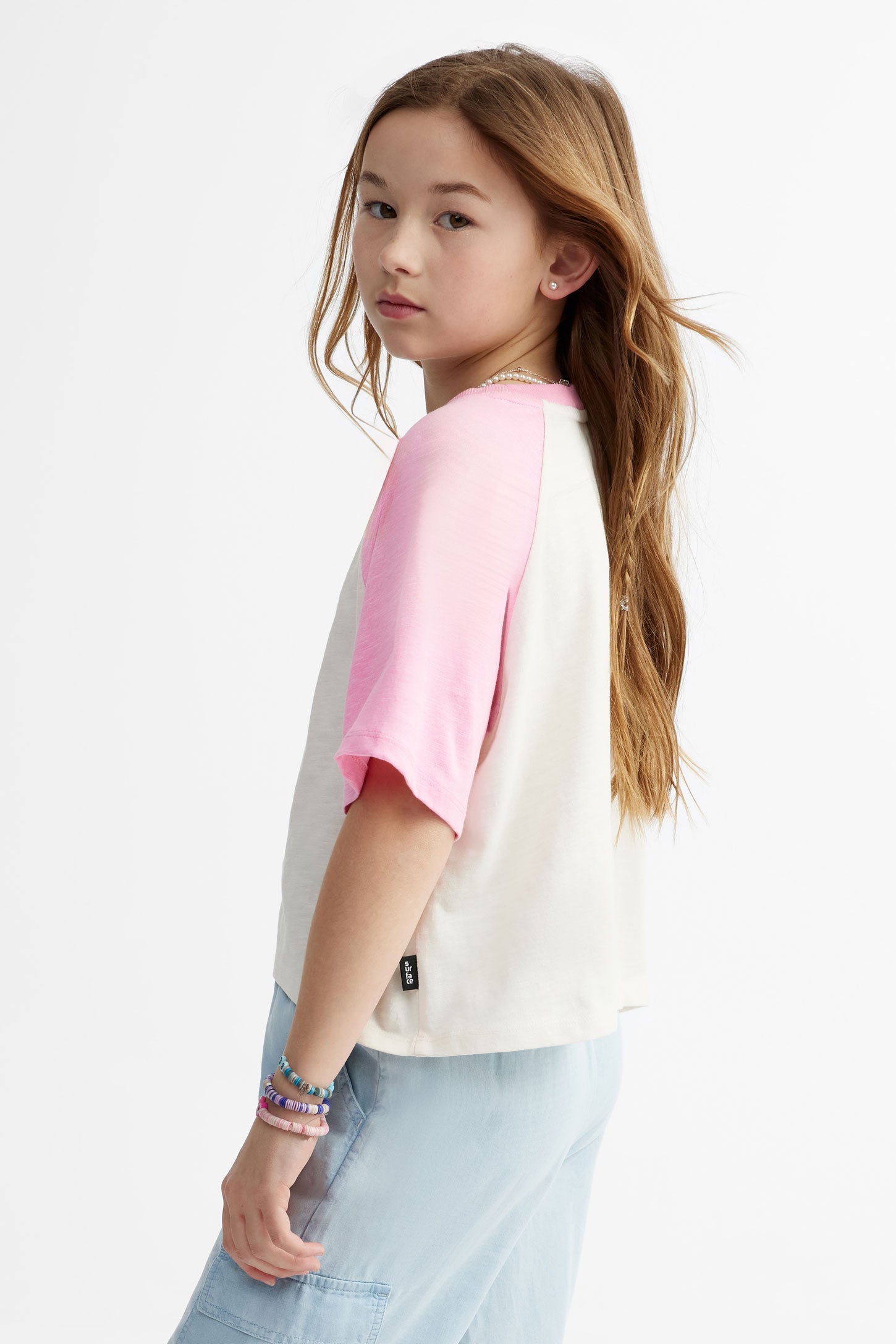 T-shirt Sport Enfant Tee Shirt Enfant Fille Manche Courte Col Rond