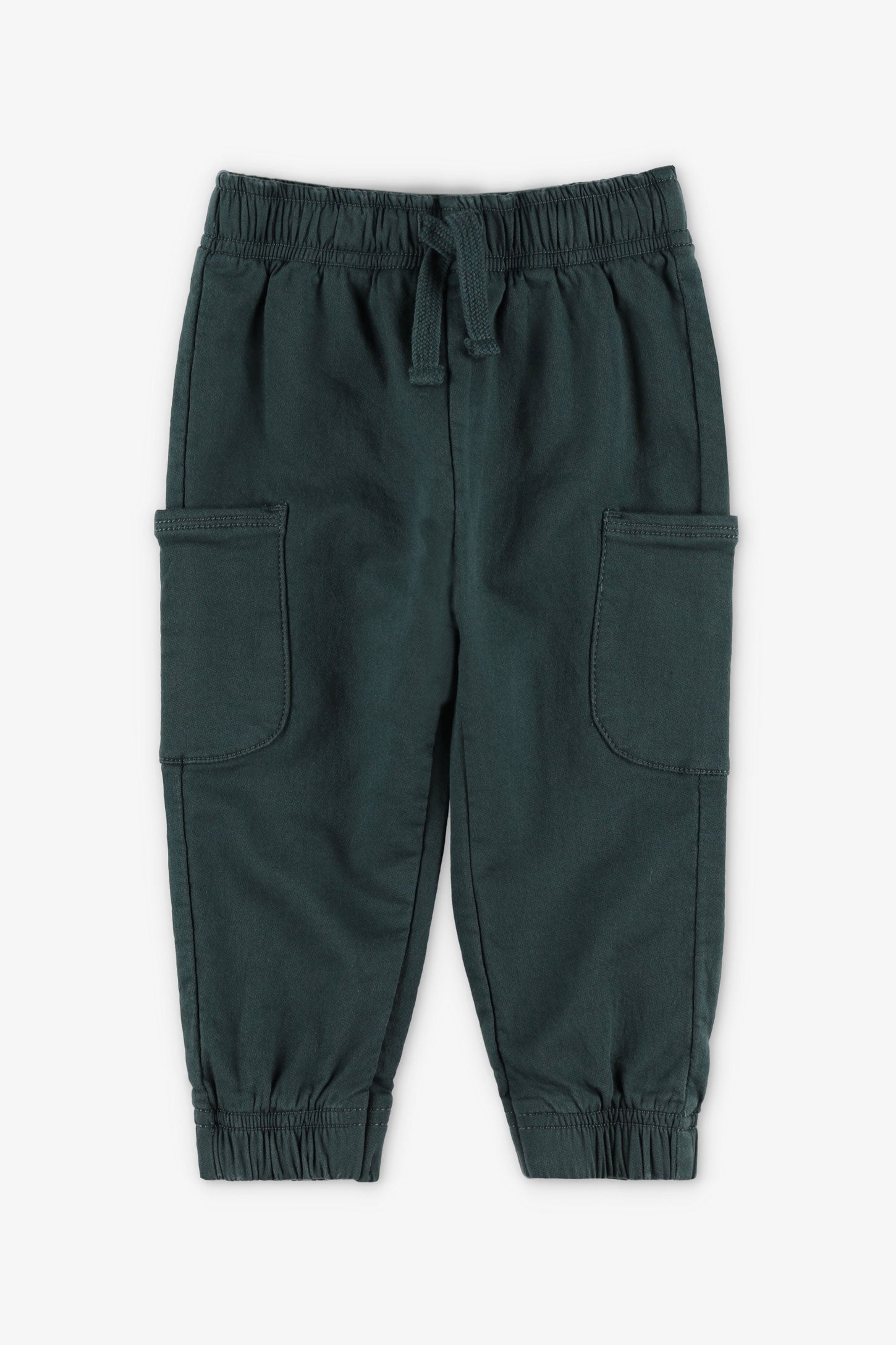 Pantalon jogger coton ouaté - Bébé garçon && VERT