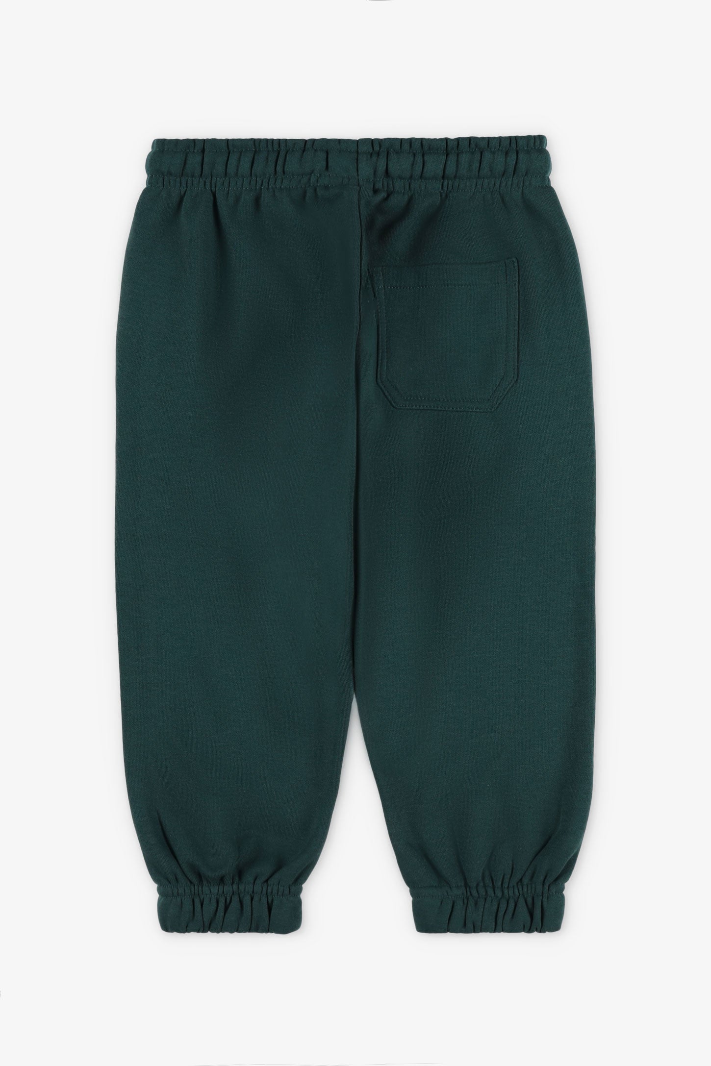 Pantalon jogger coton ouaté - Enfant garçon && VERT