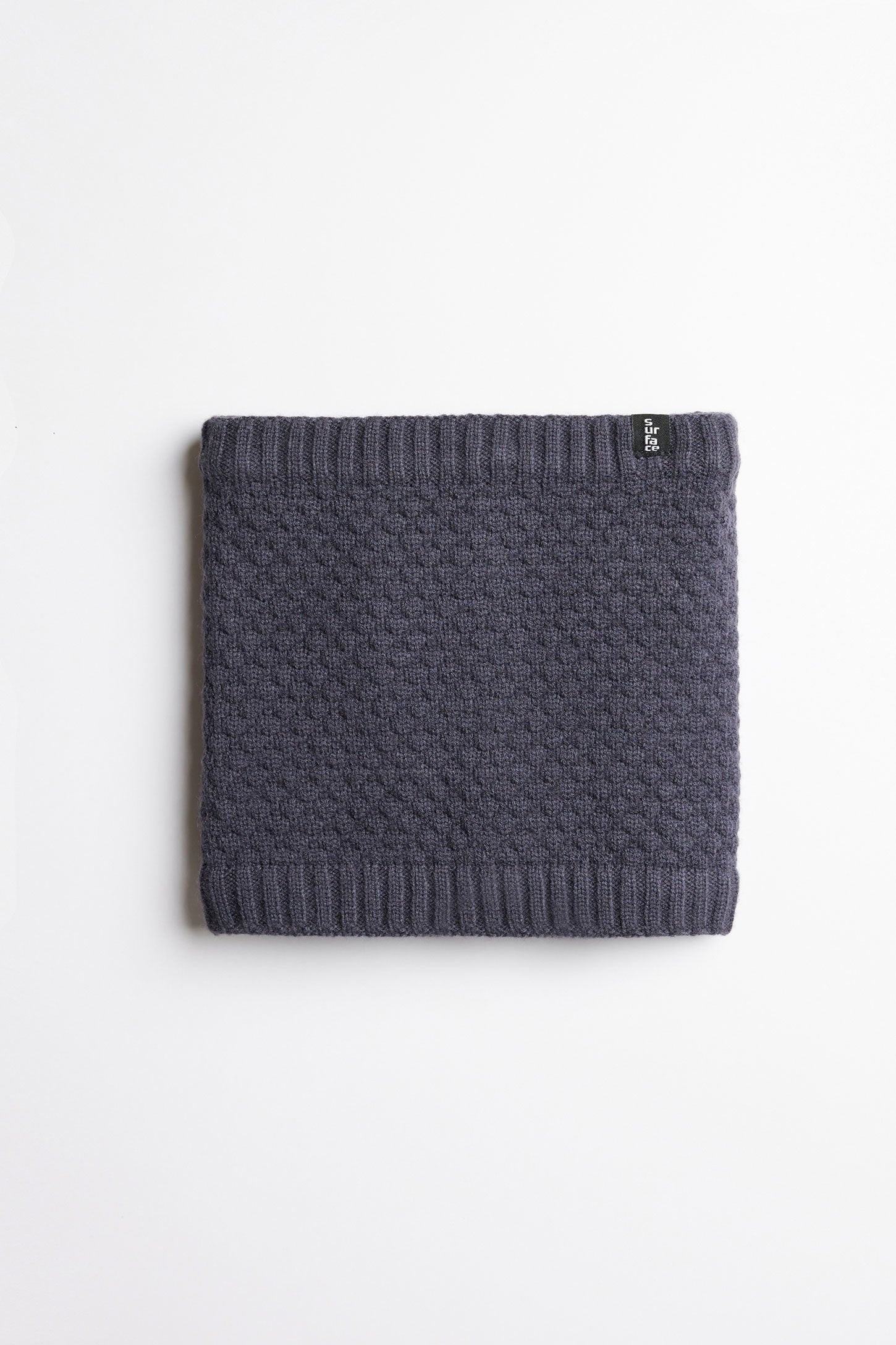 Cache-cou en tricot doublé polar - Enfant fille && NOIR