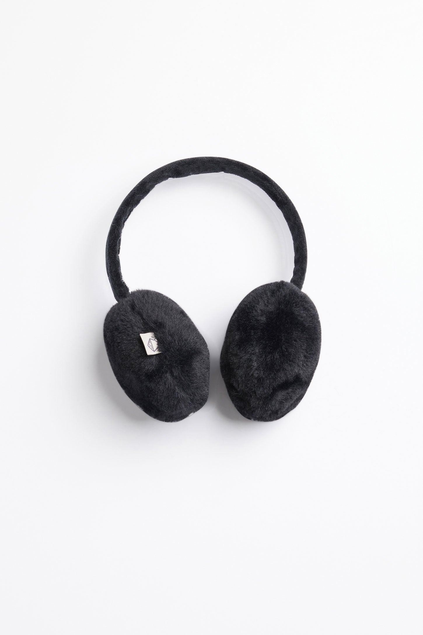Cache-oreilles ajustable en fausse fourrure - Enfant fille && NOIR