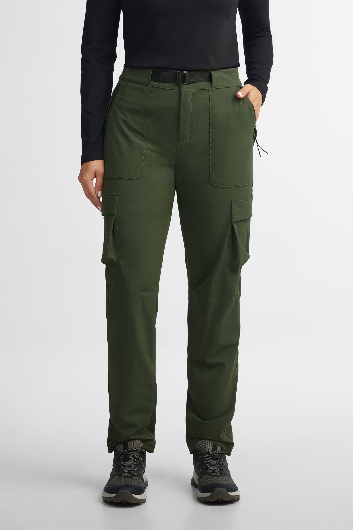 Pantalon cargo extensible 4 sens BM - Femme && KAKI