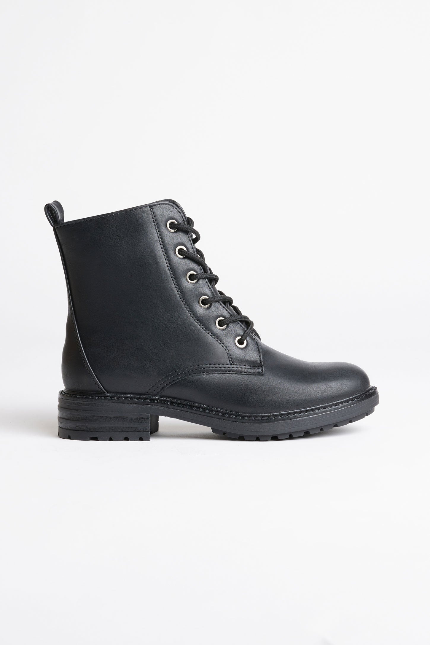 Bottillons militaires - Femme && NOIR