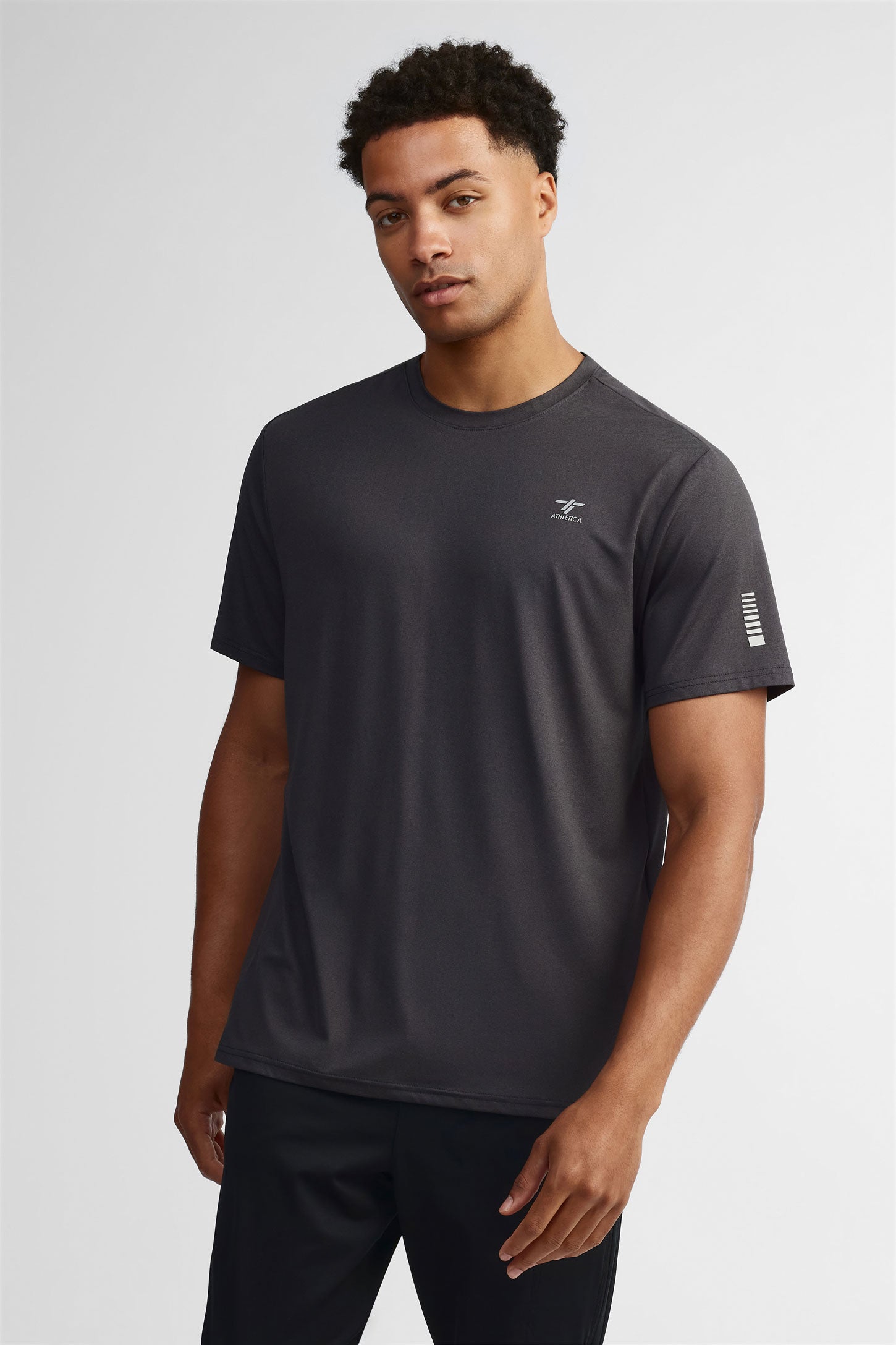 Chandail col-rond – Homme && GRIS MULTI