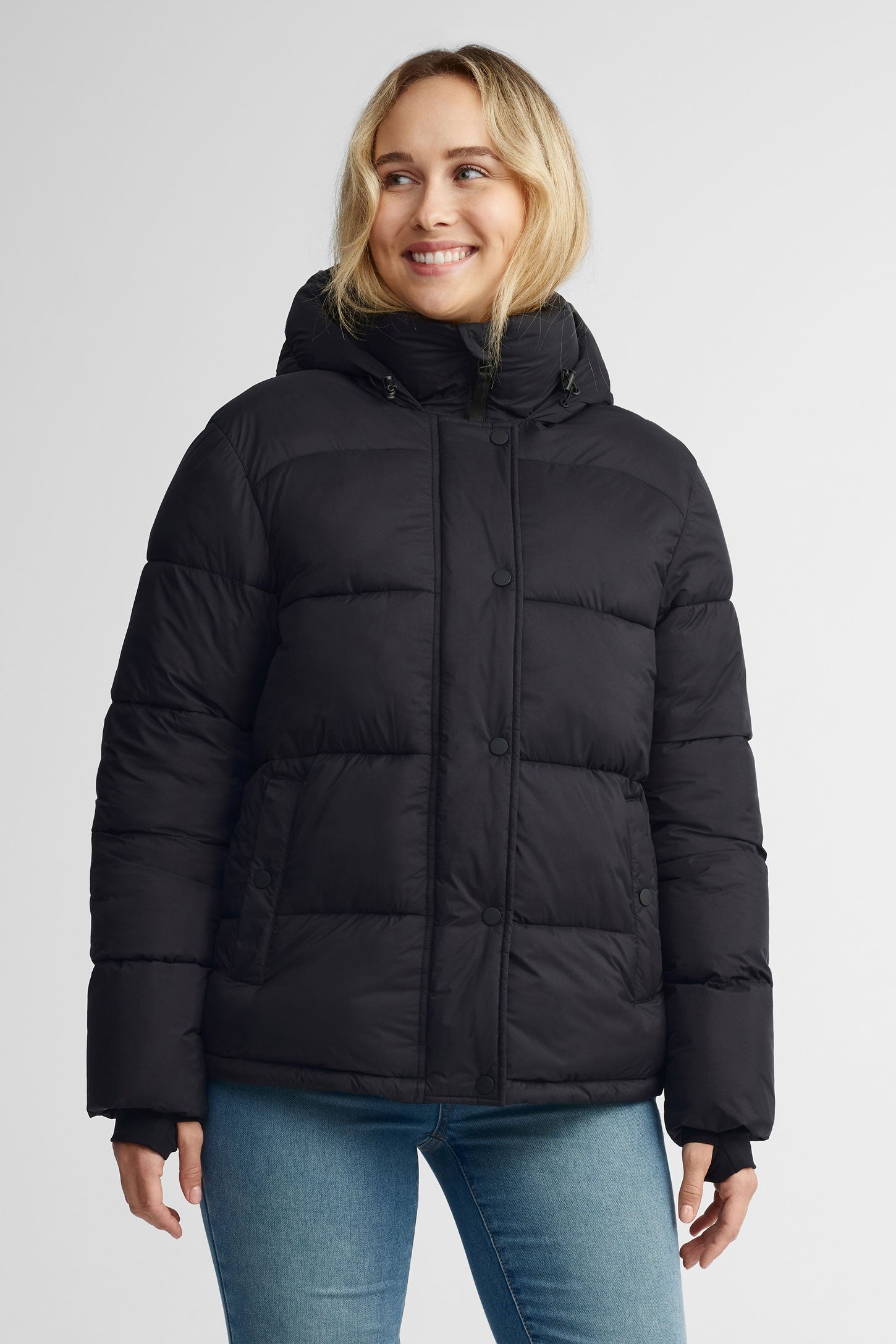 Manteau matelassé super puff - Femme && NOIR