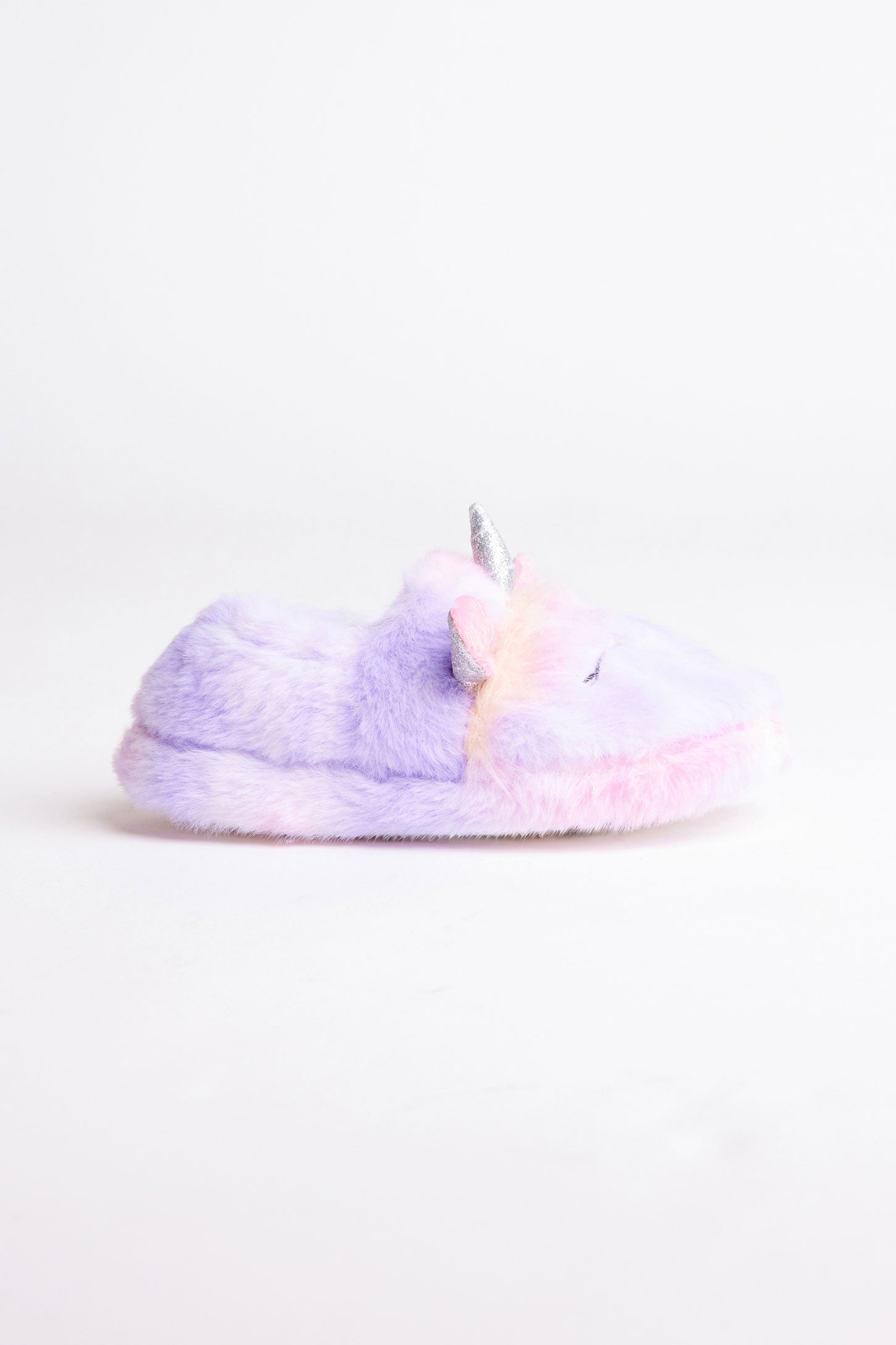 Pantoufles licorne en peluche - Enfant fille && MULTICOLORE