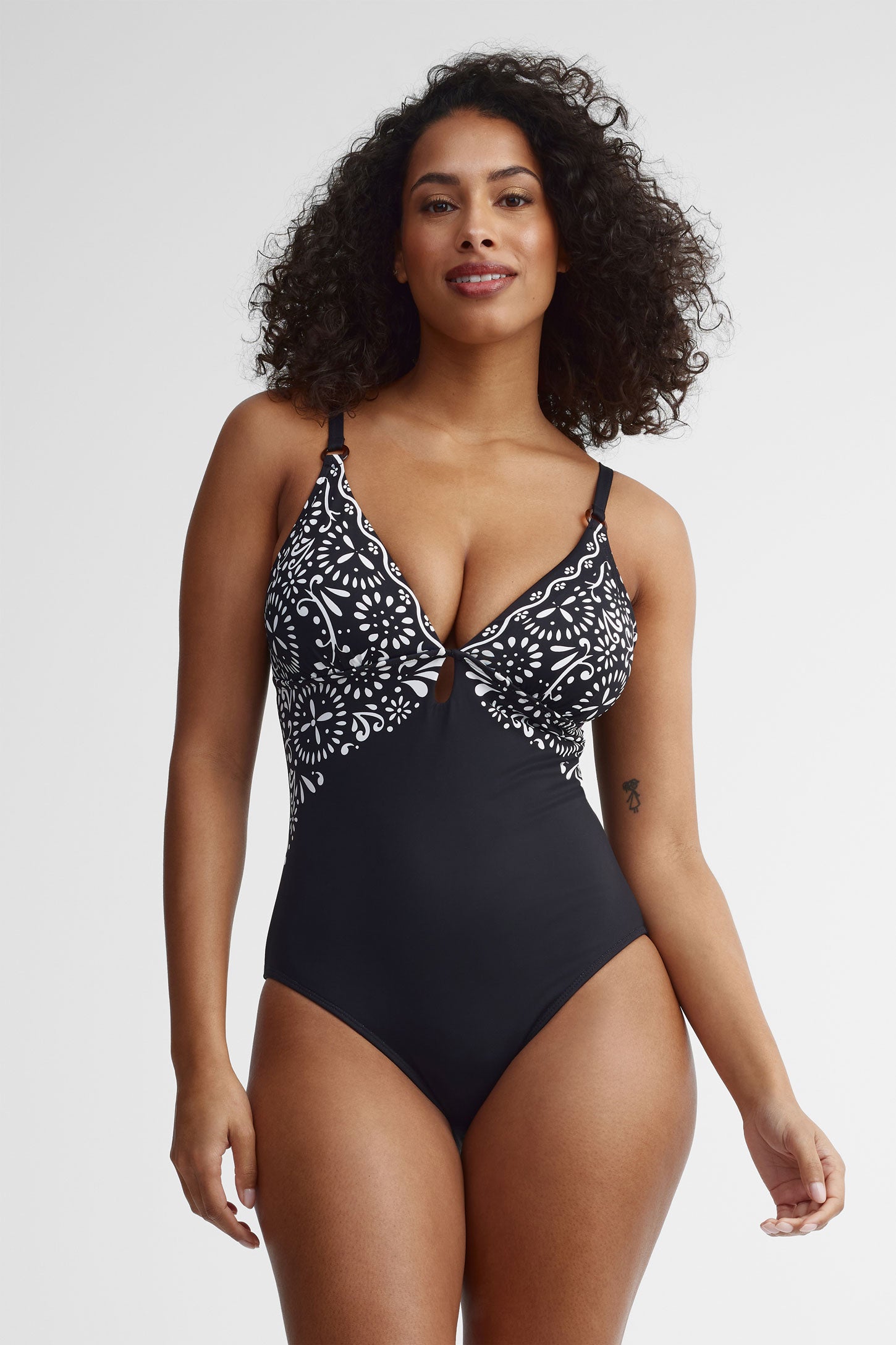 Maillot de bain 1-pièce - Femme && NOIR