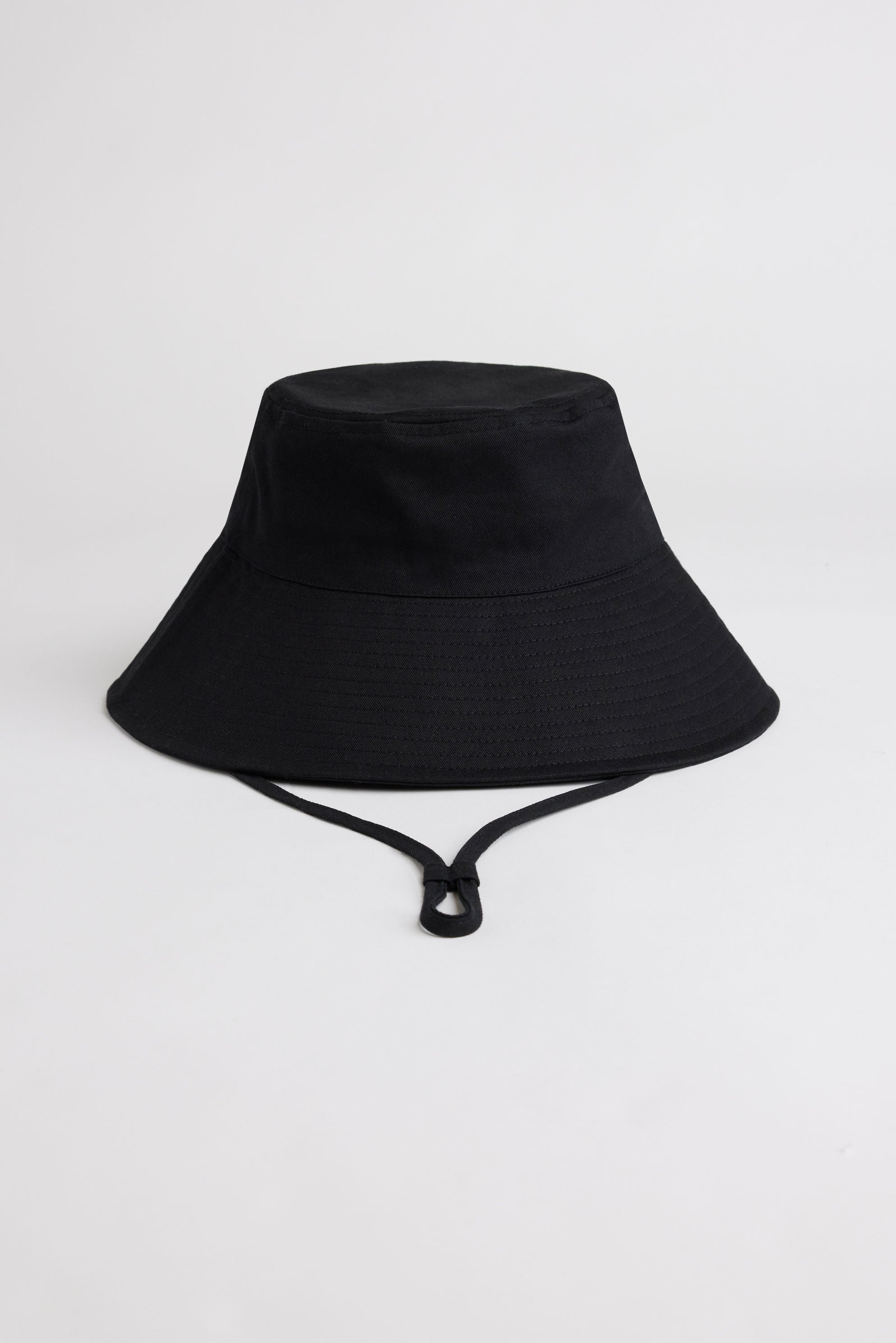 Chapeau seau en twill - Femme && NOIR